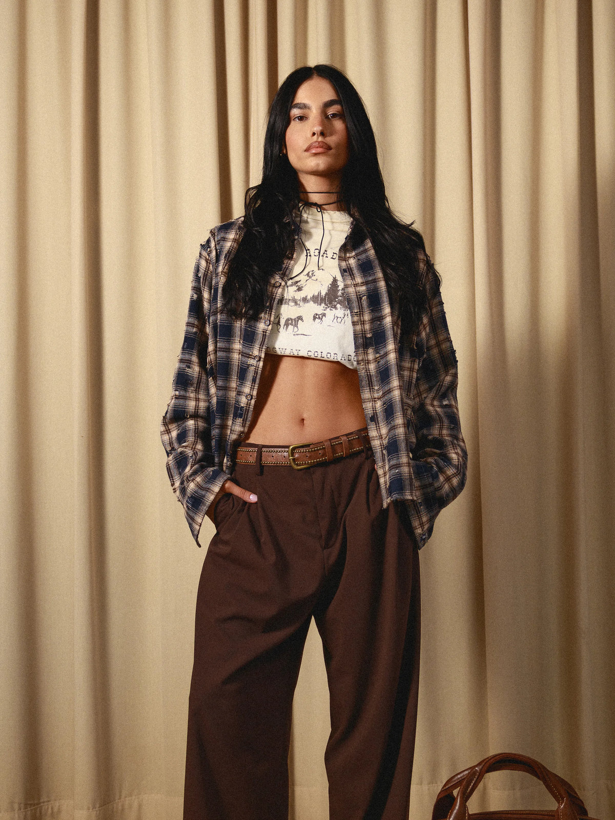 Flannel Distressed Shirt