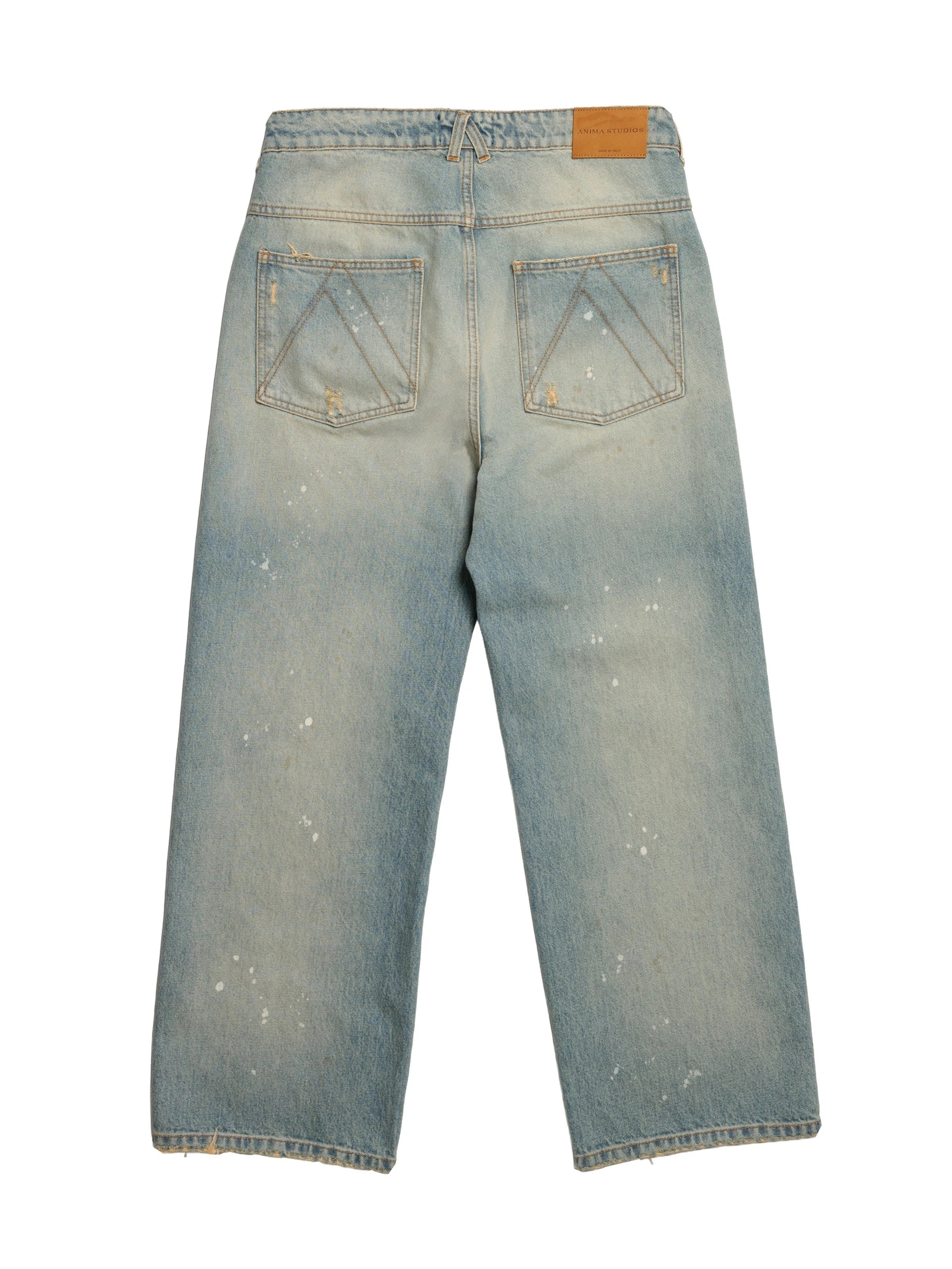 Stone Washed Blue Denim
