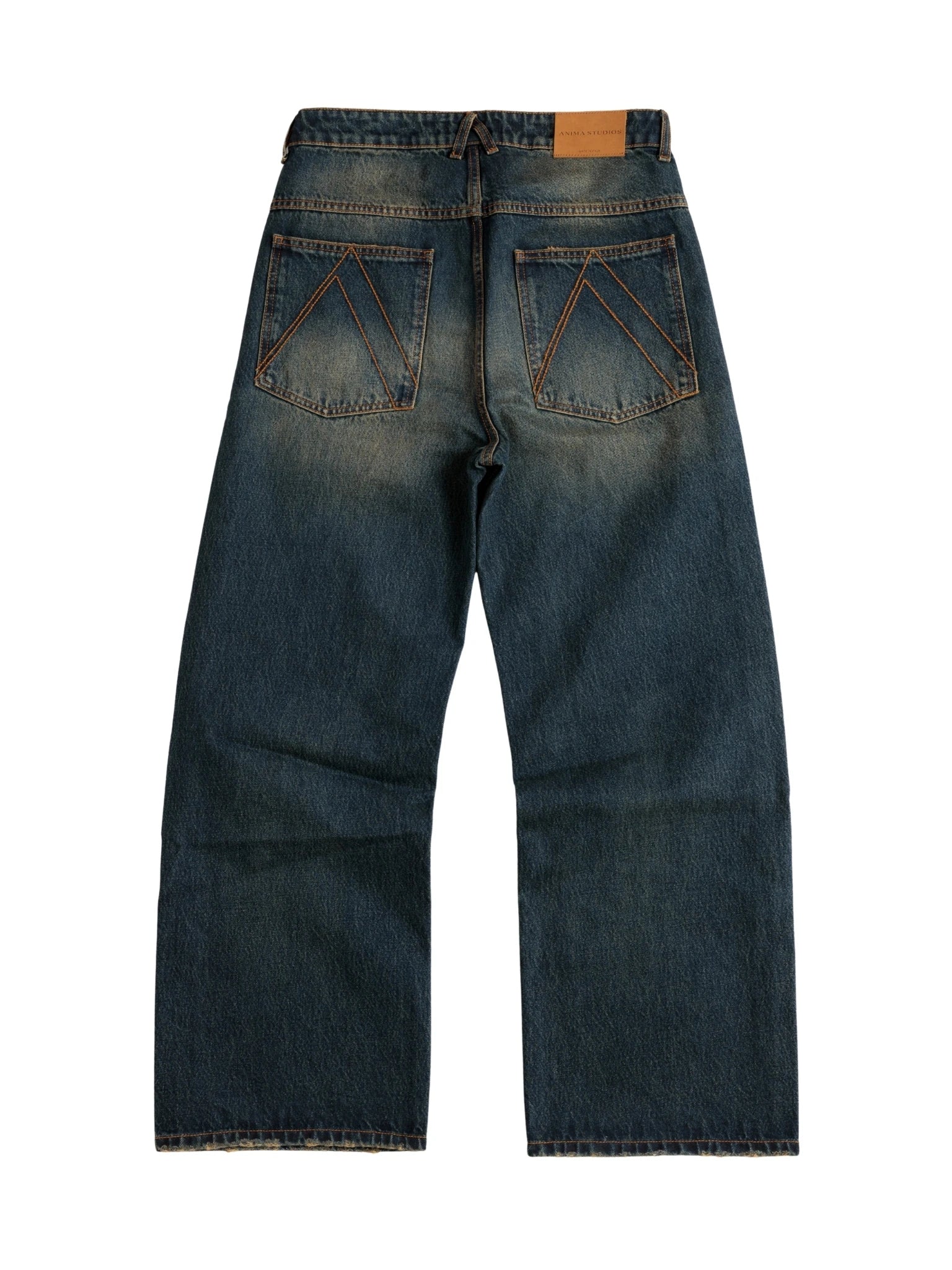 Sand Washed Baggy Denim