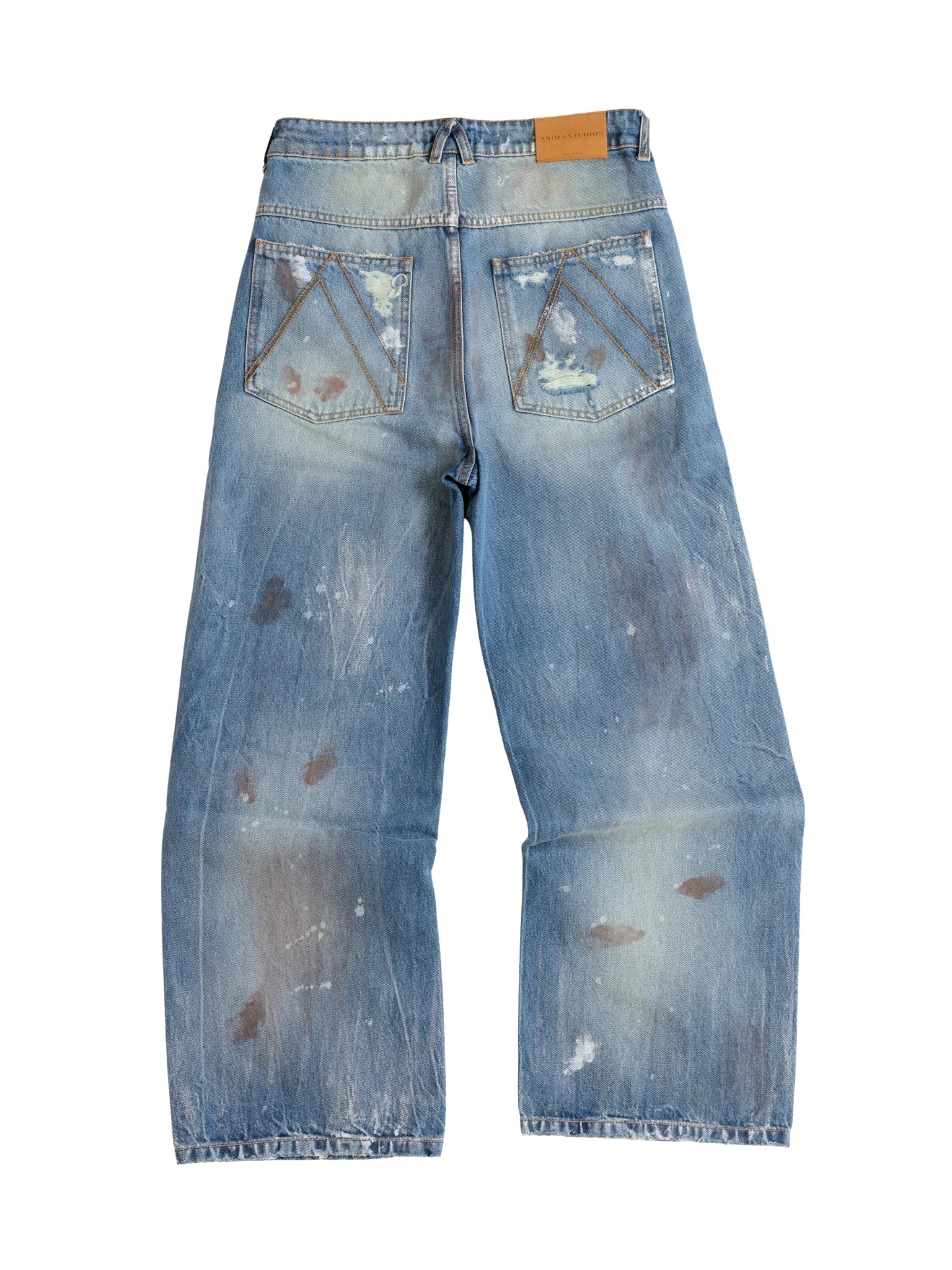 Ripped Baggy Blue