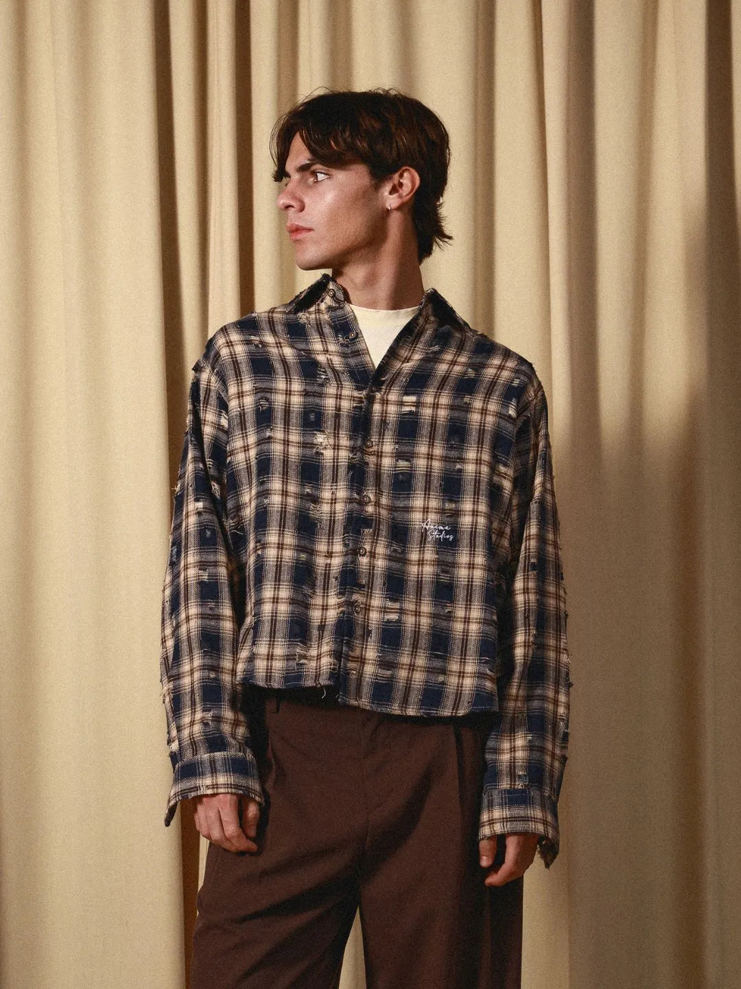 Flannel Distressed Shirt