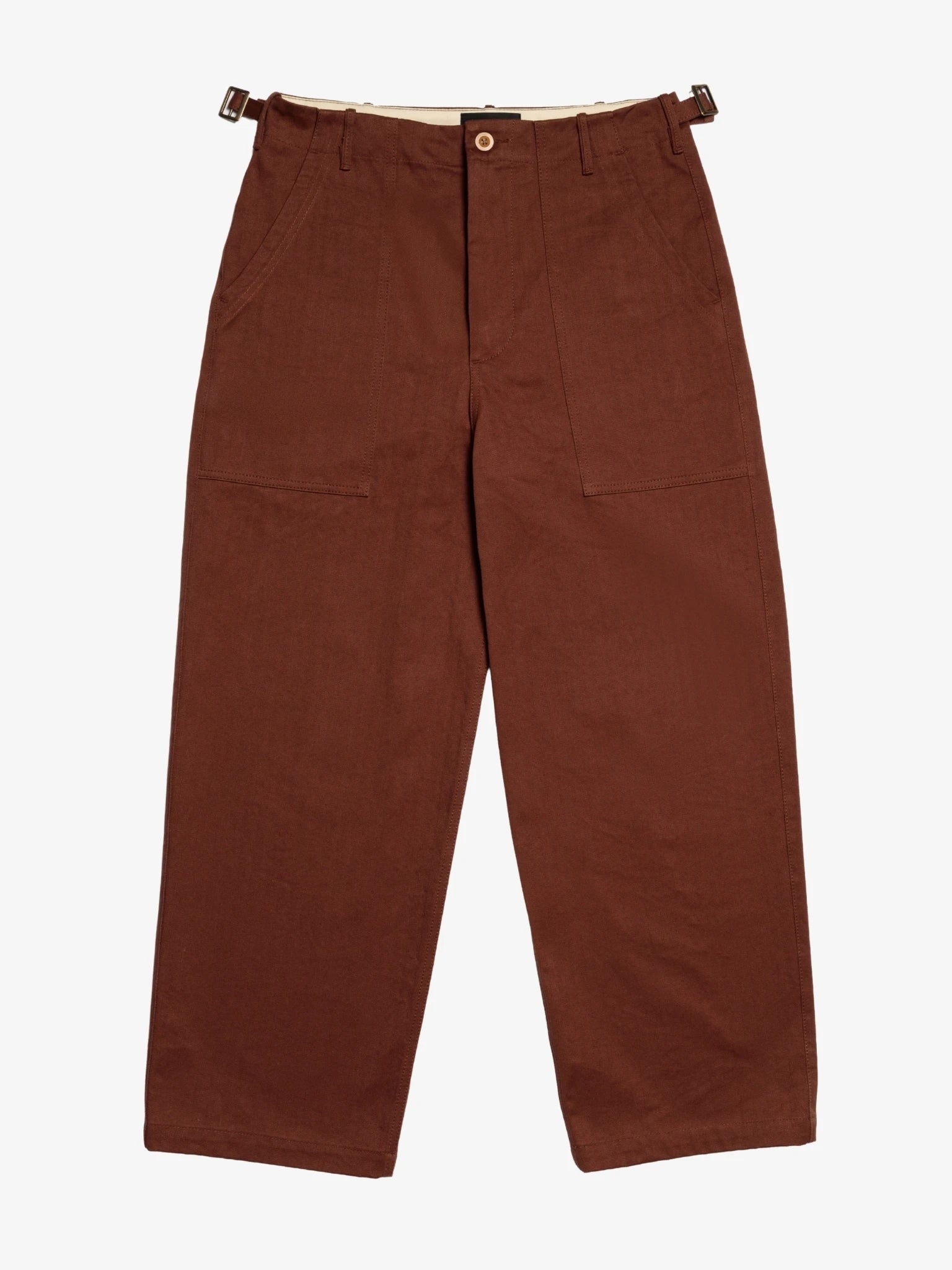Brown Herringbone Fatigue Baggy