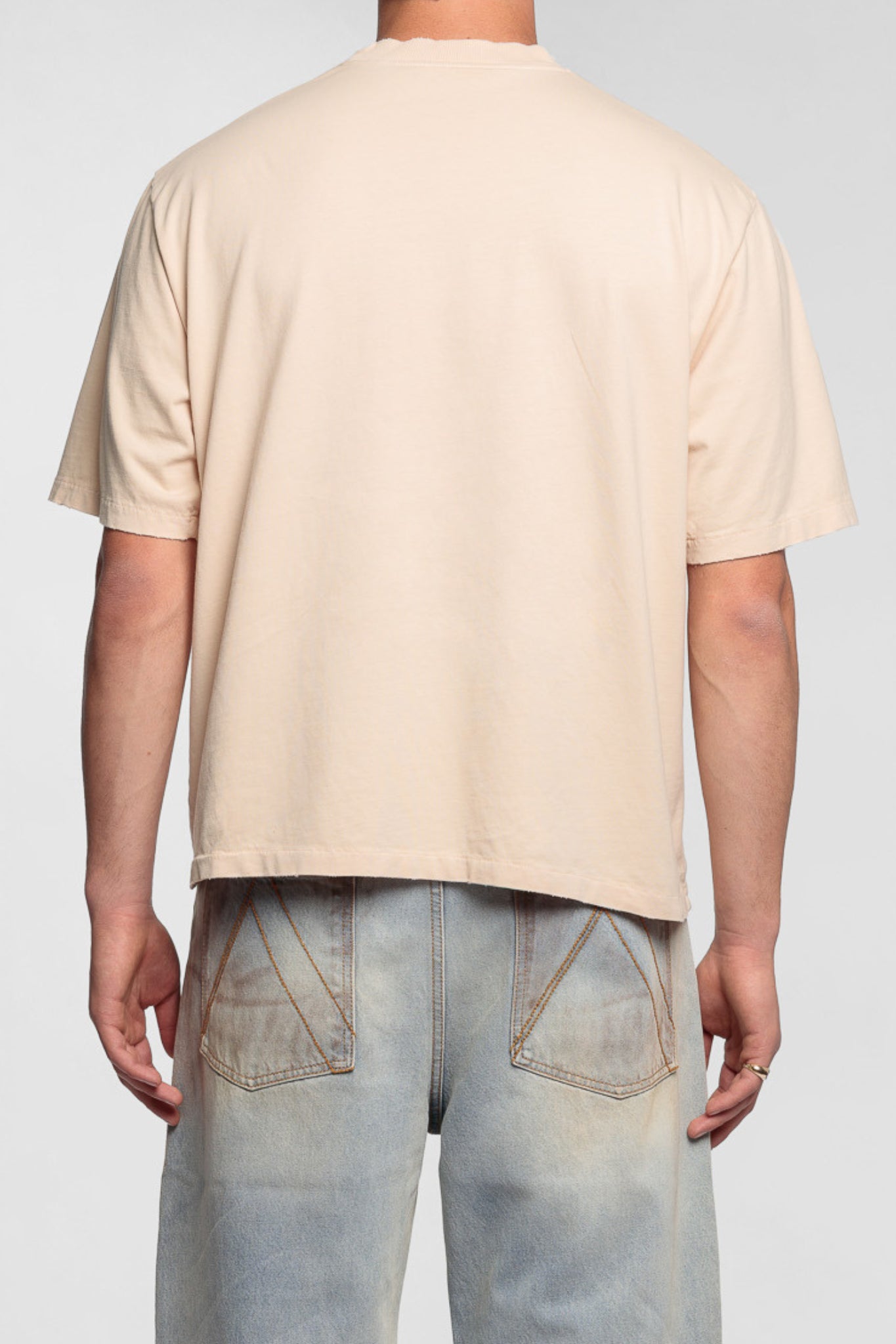 Boxy T-shirt Beige
