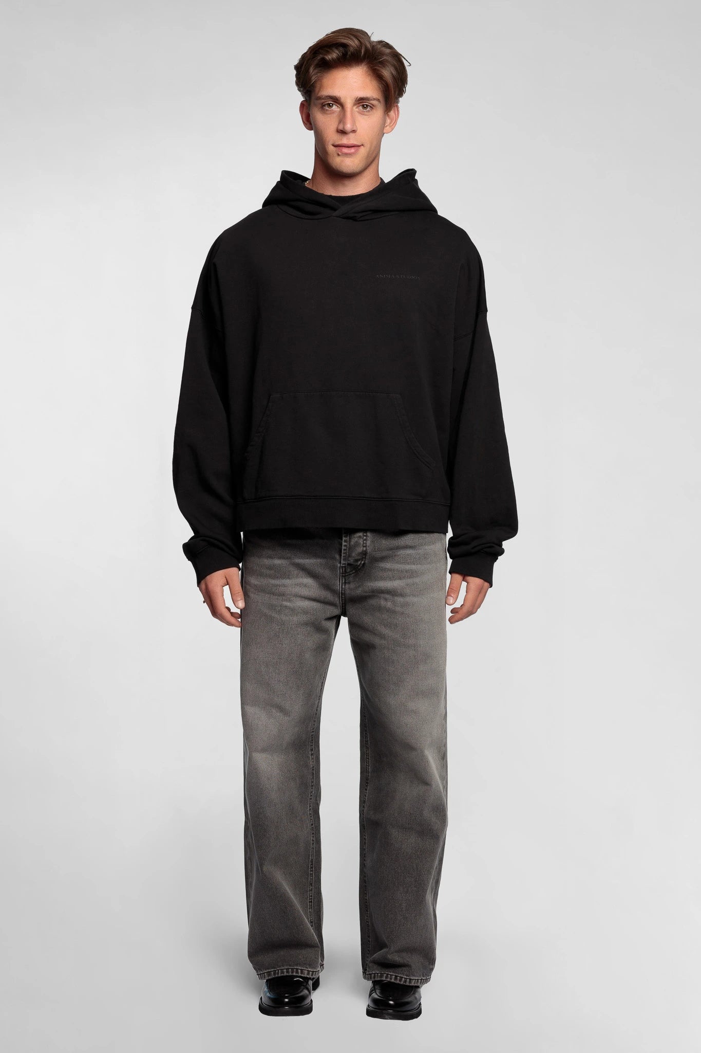 Cropped Hoodie Black