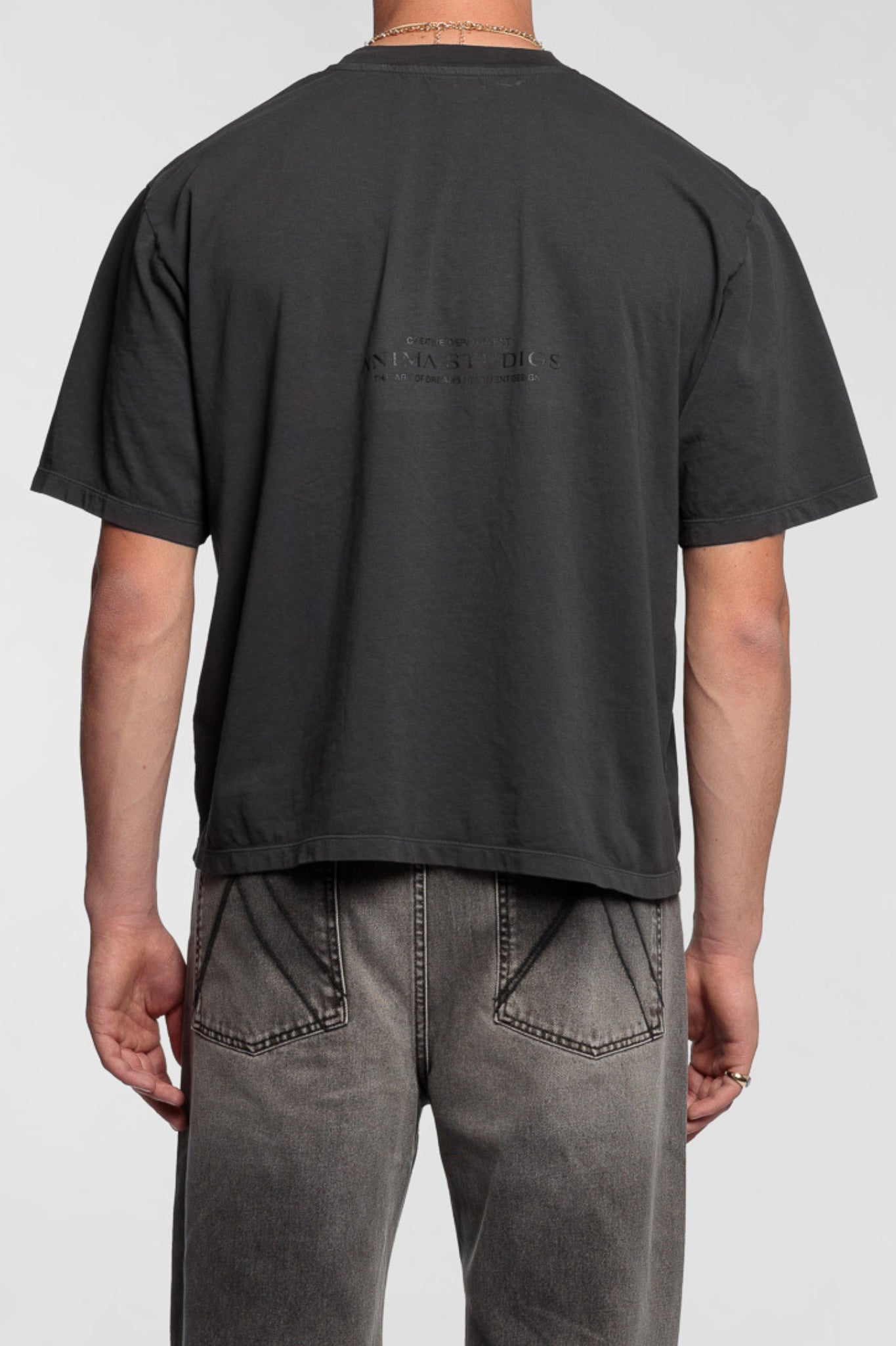 Boxy T-shirt Grey