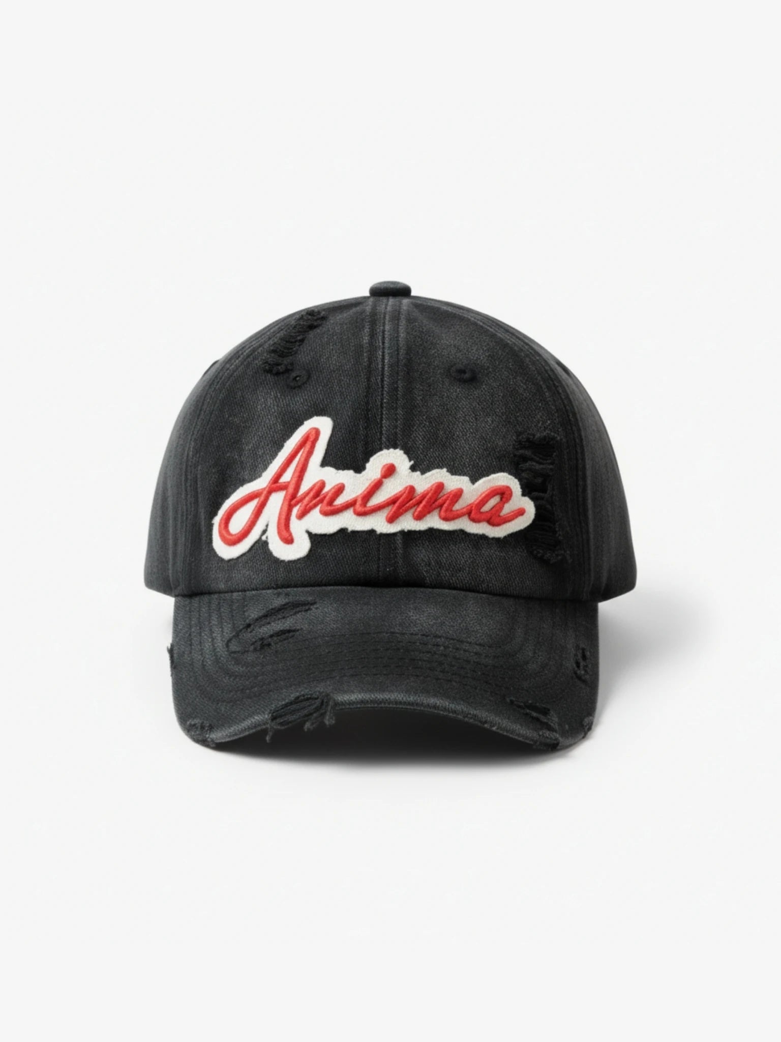 Embroidered Black Cap