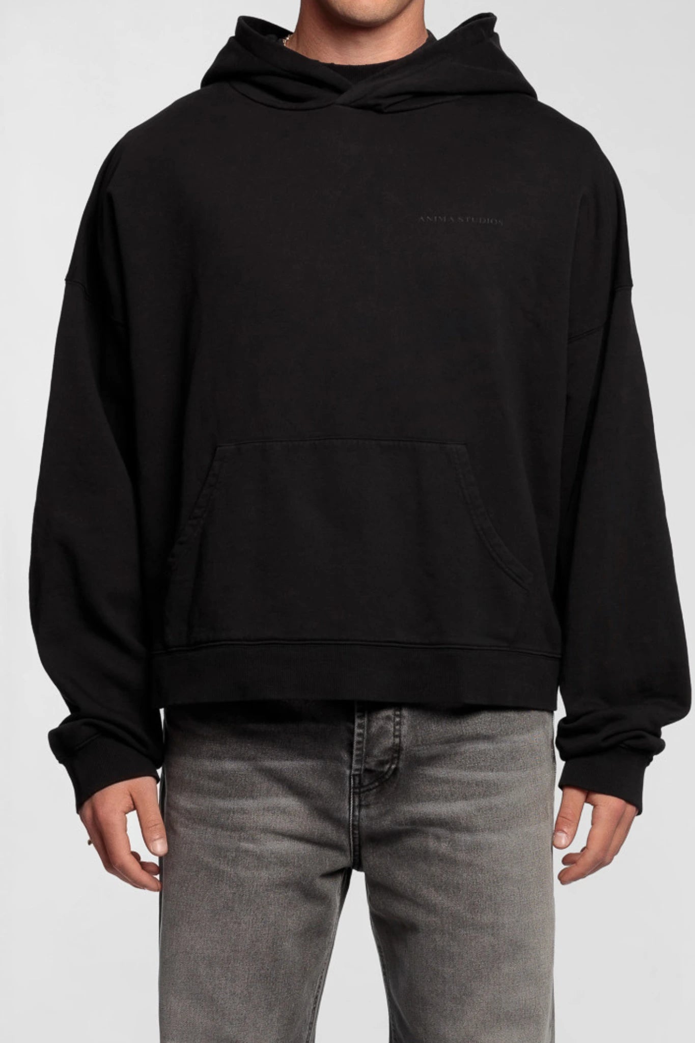 Cropped Hoodie Black
