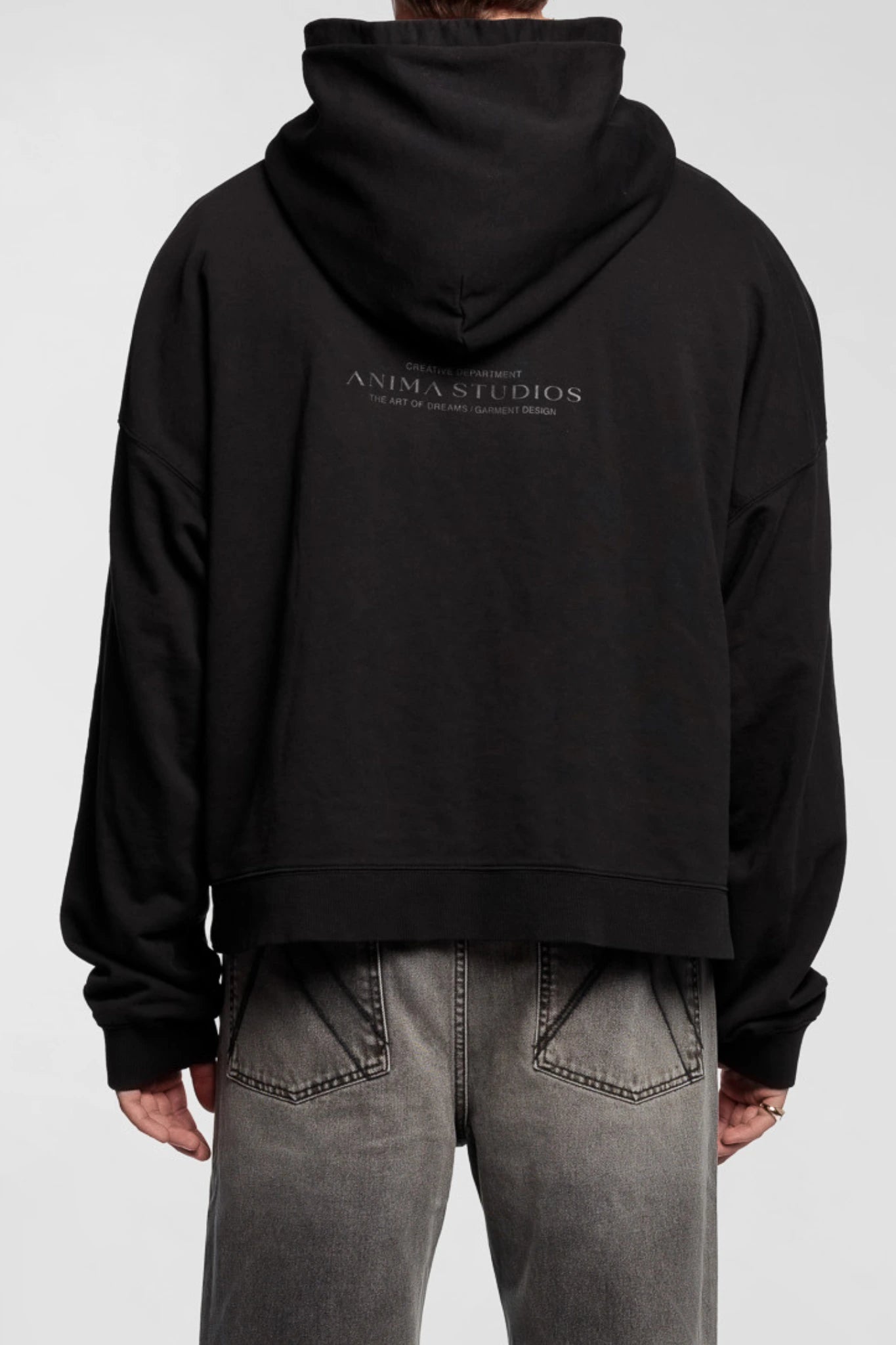 Cropped Hoodie Black