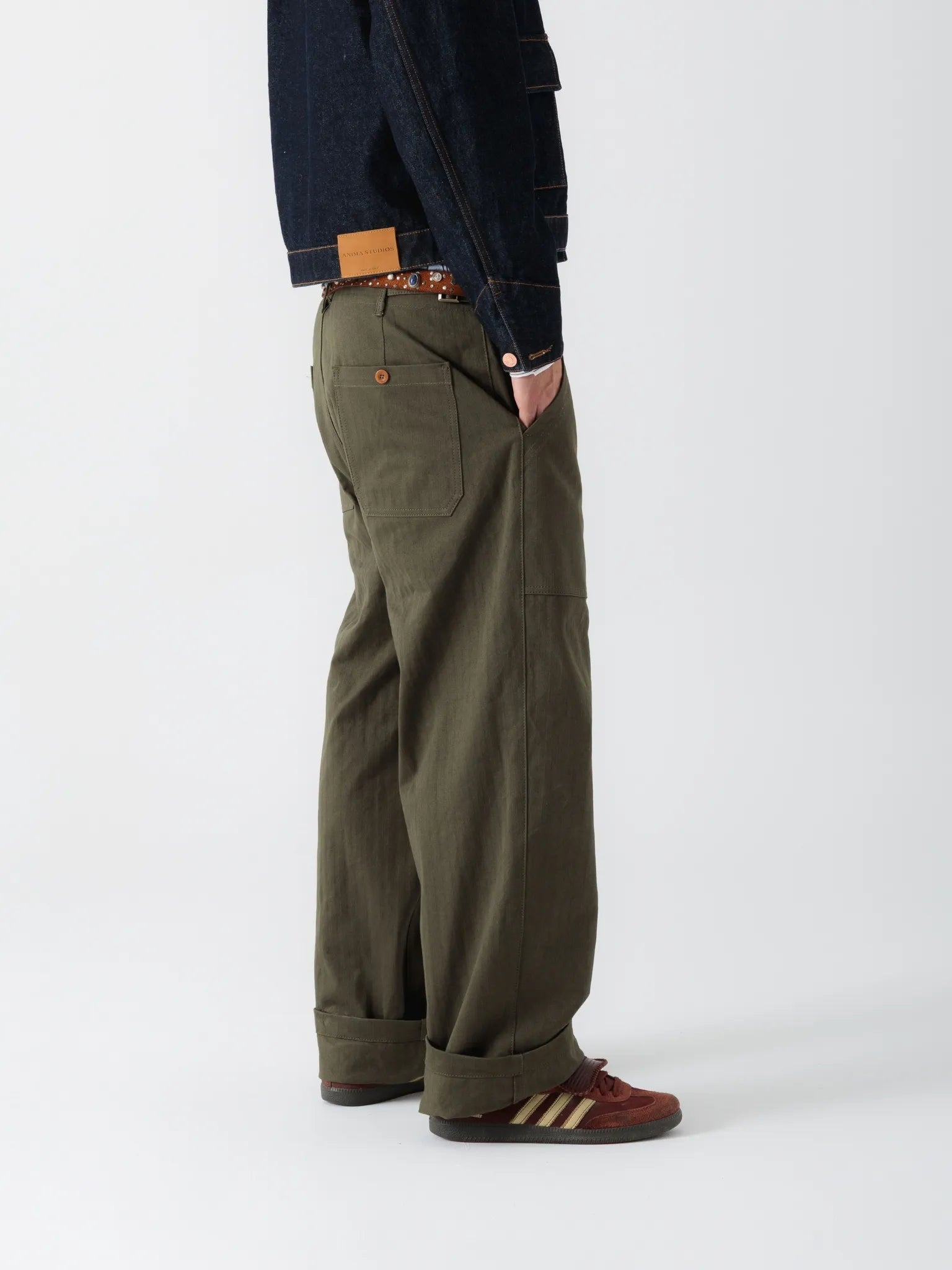 Cachi Herringbone Fatigue Baggy