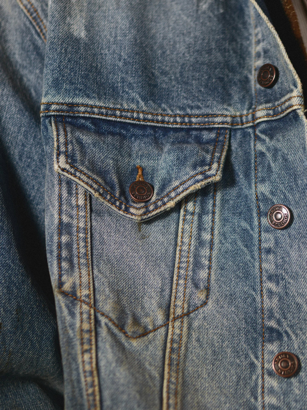 Dust Washed Denim Jacket