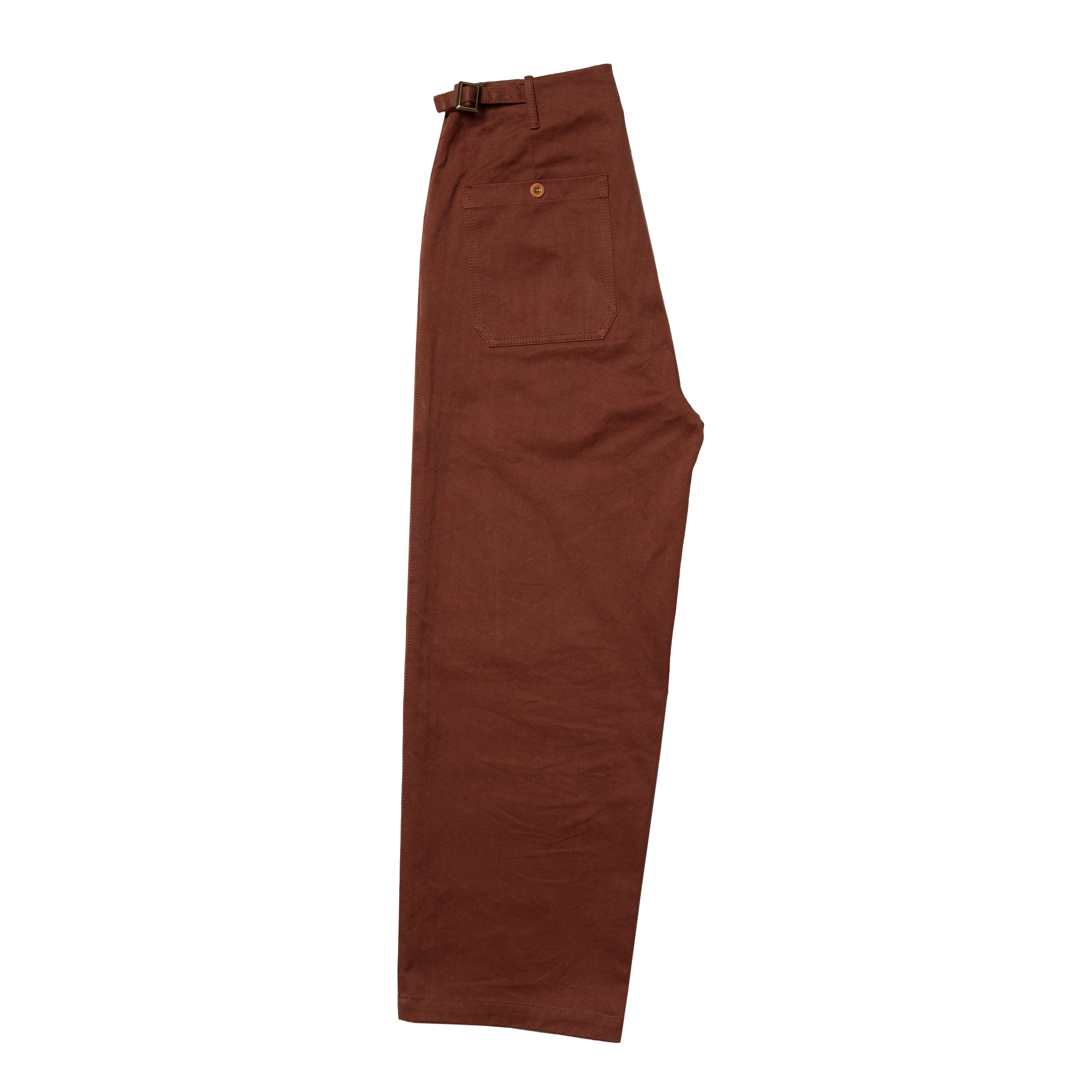 Brown Herringbone Fatigue Baggy