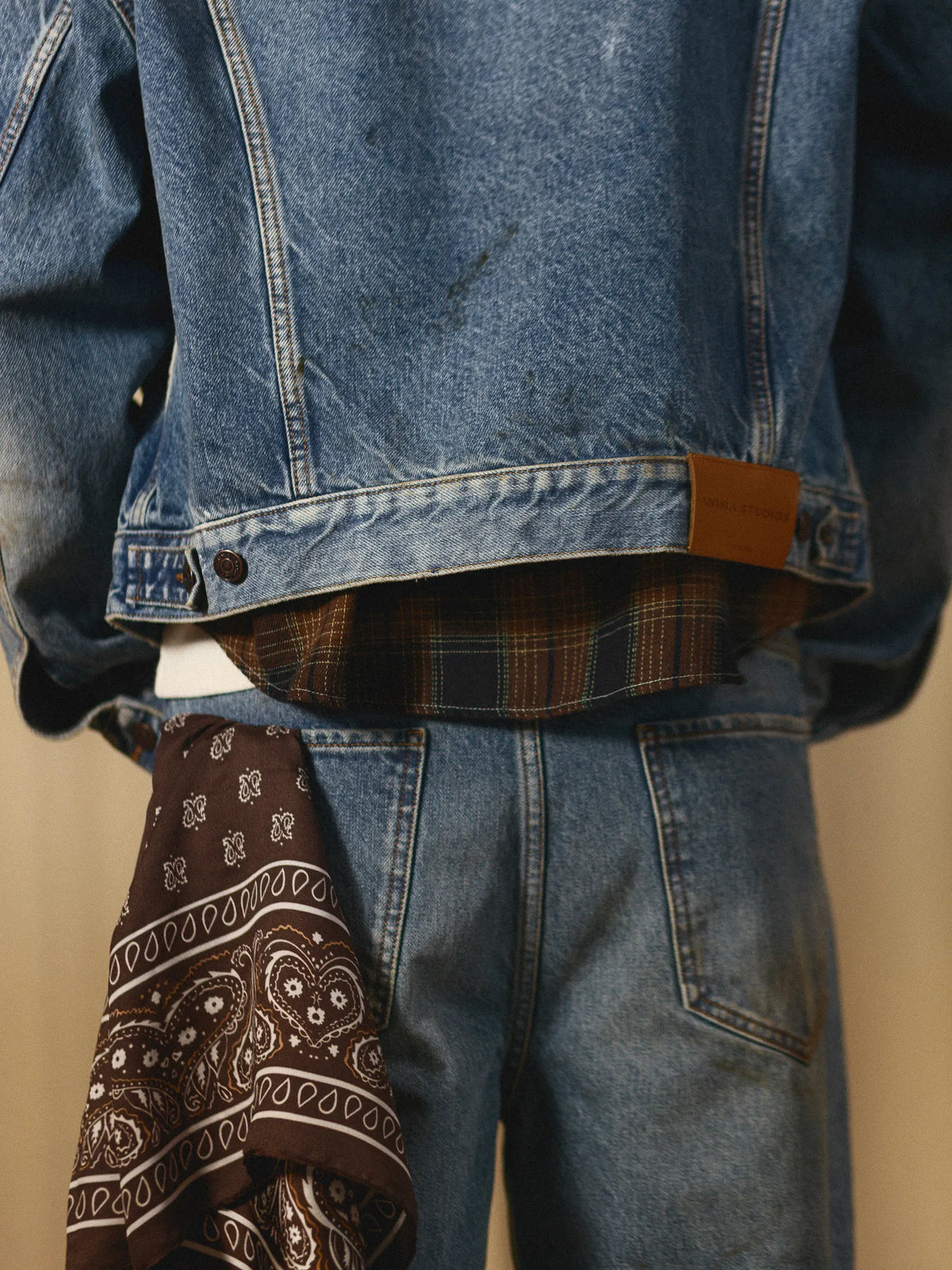 Dust Washed Denim Jacket