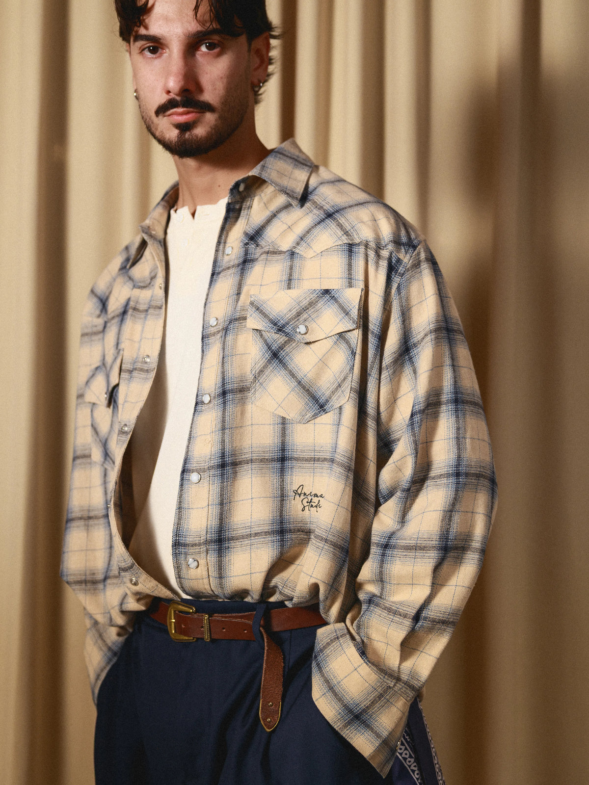 Western Flannel Overshirt
