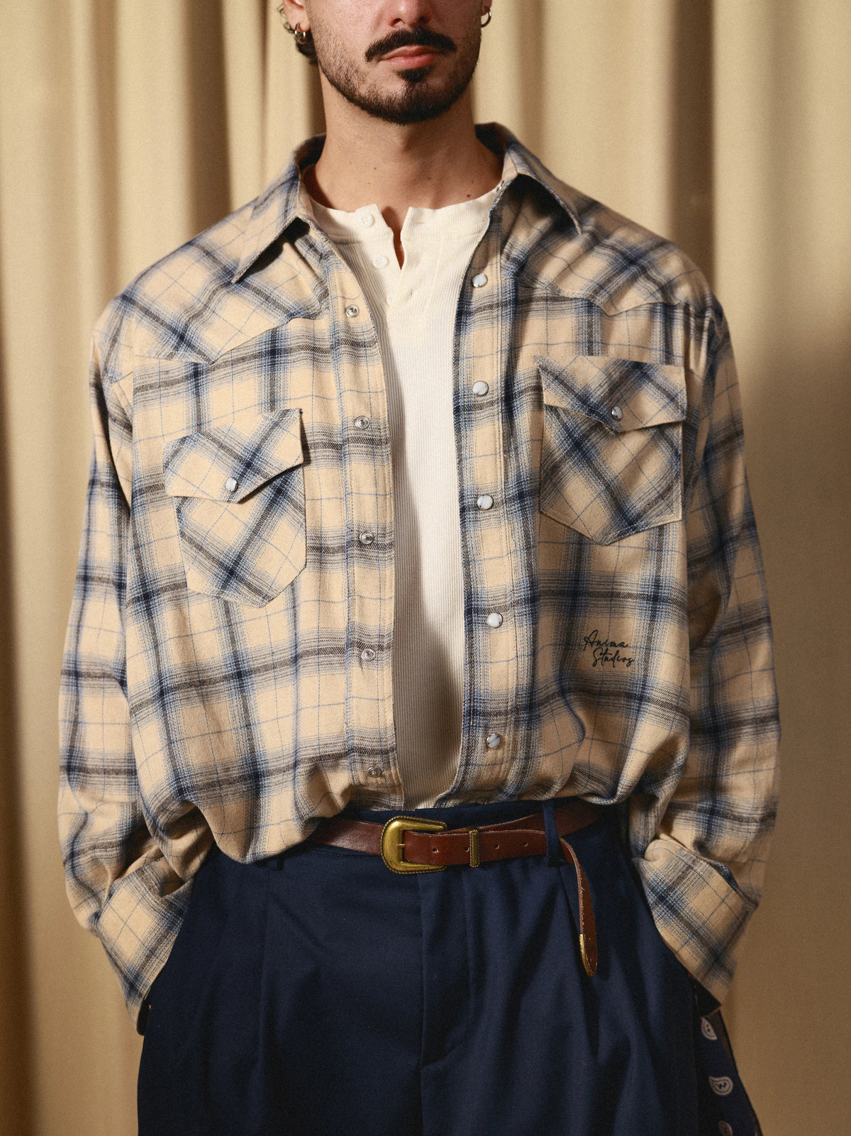 Western Flannel Overshirt
