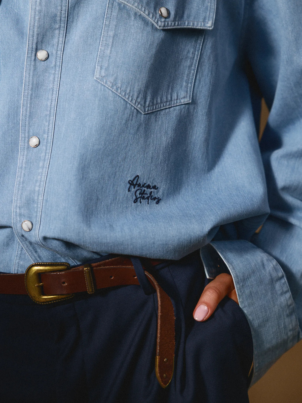Western Denim Overshirt