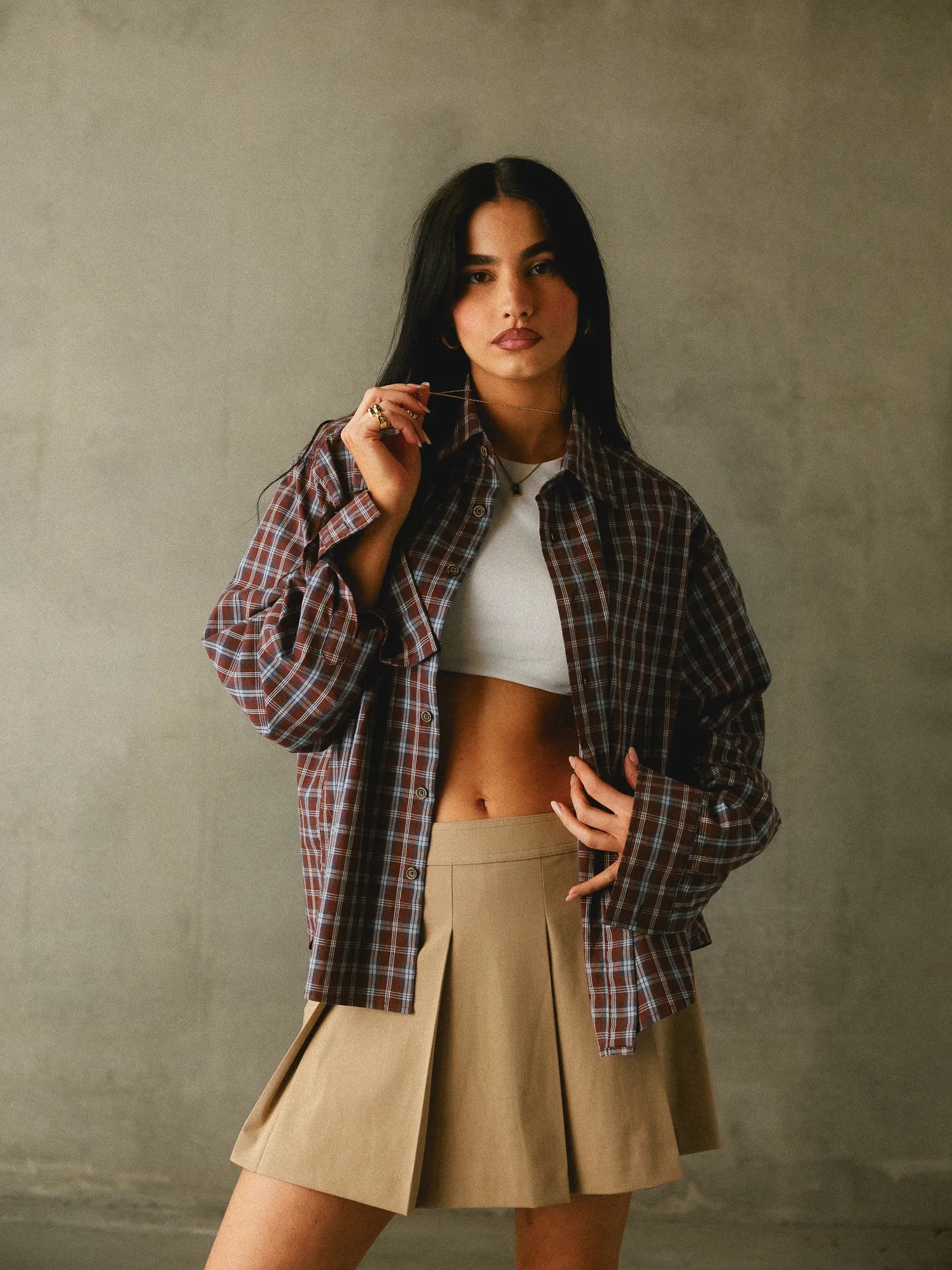 Chocolate Check Shirt