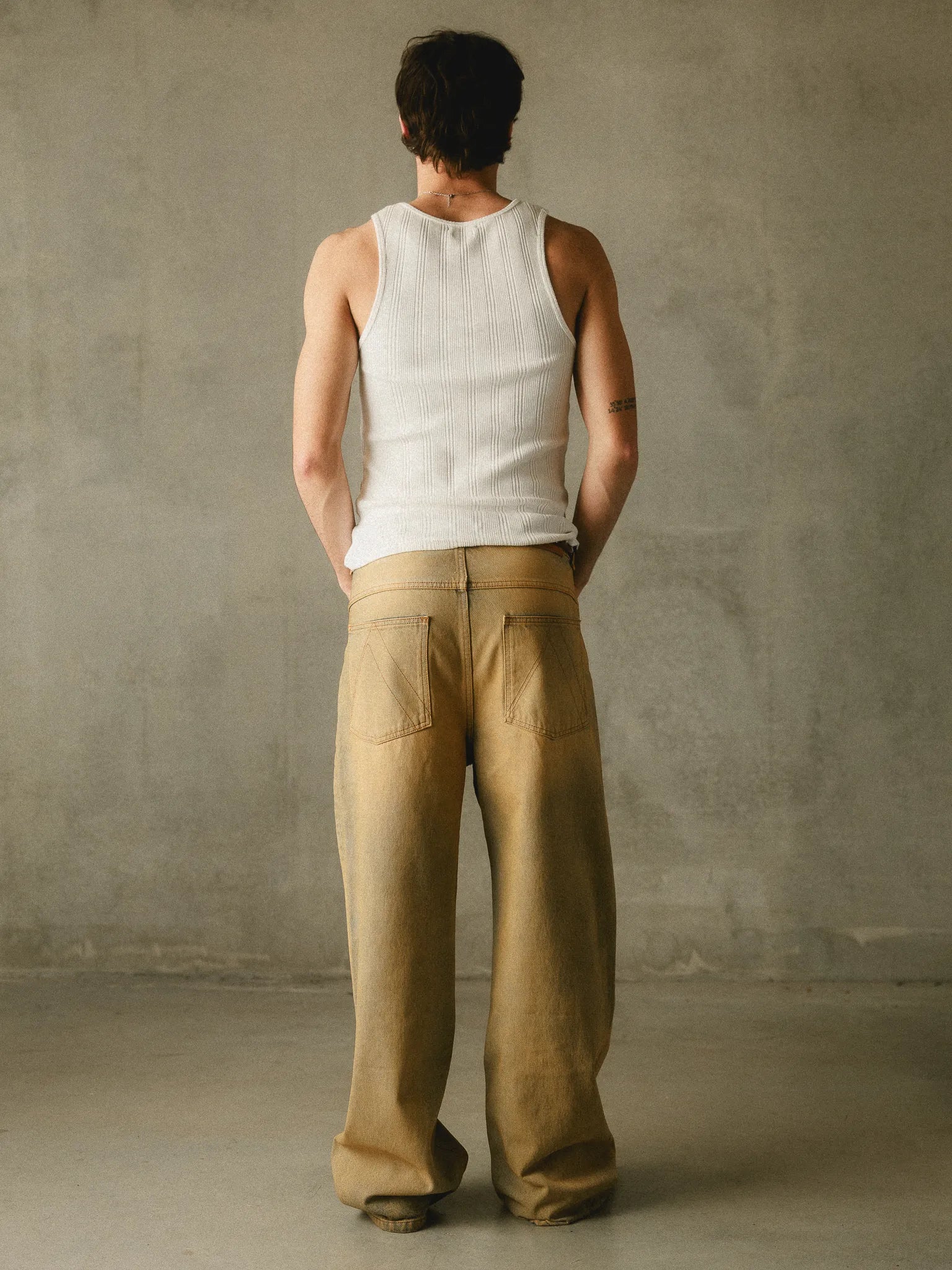 Sun-Dyed Baggy Denim