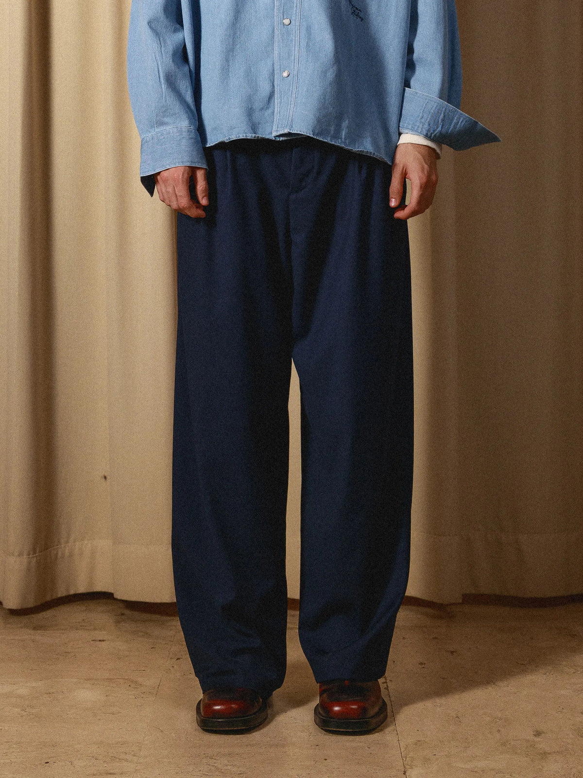 Double-Pleated Trousers