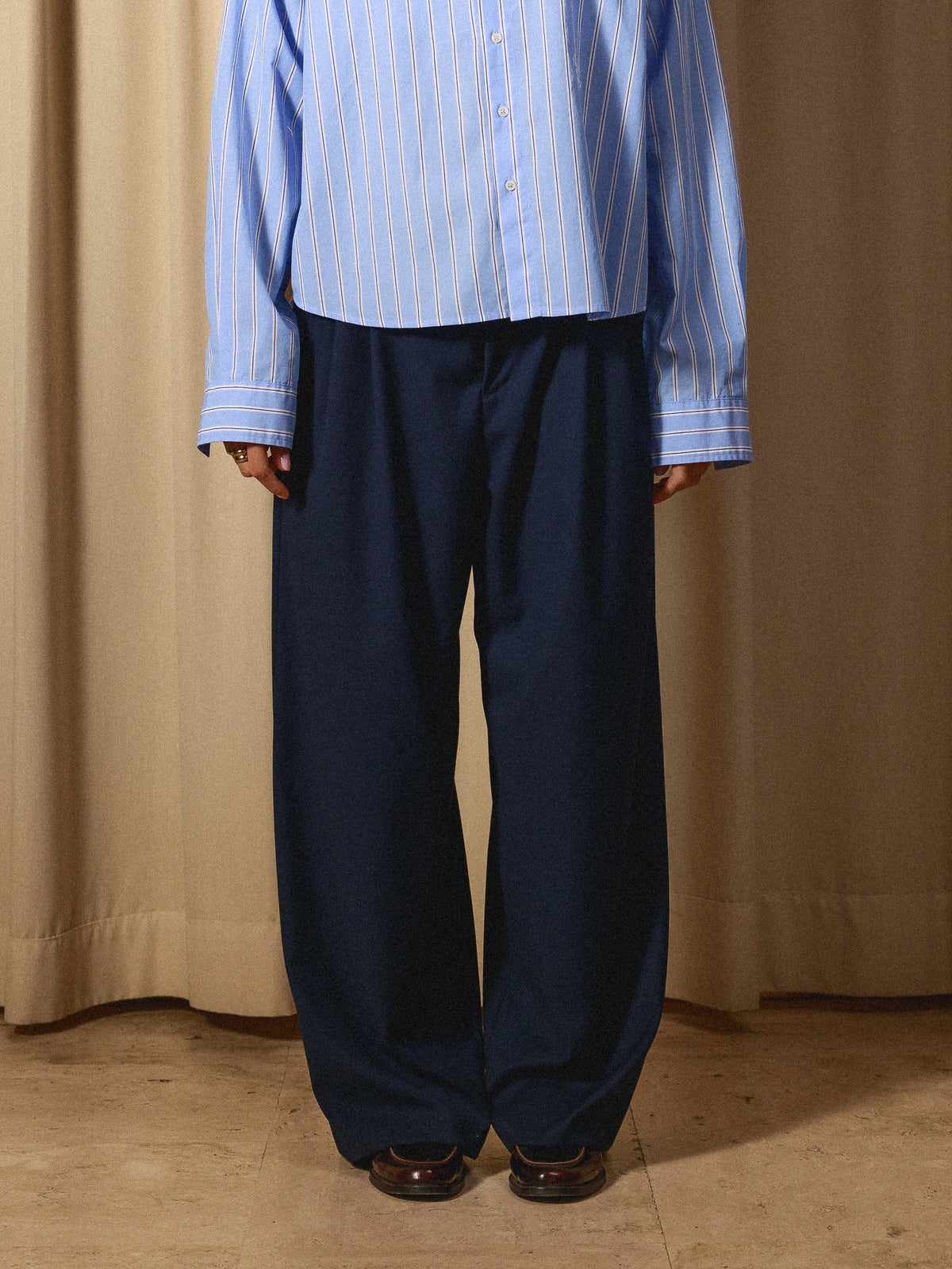 Double-Pleated Trousers