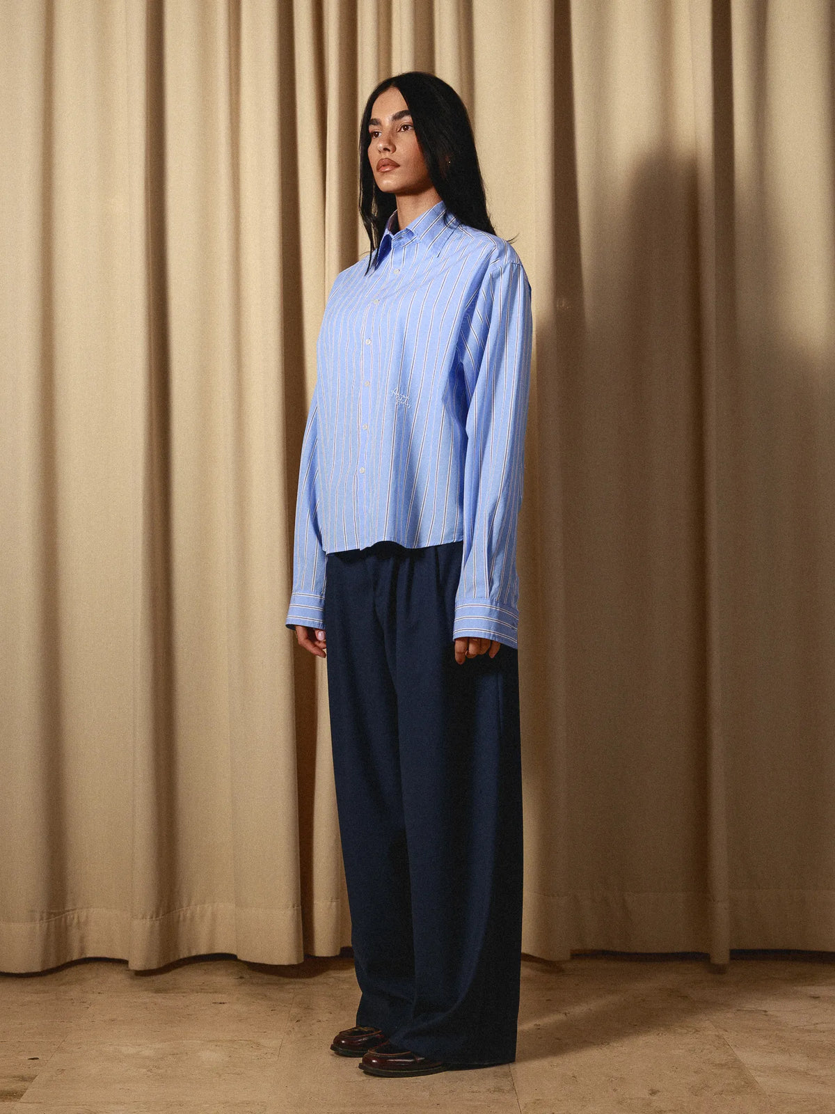 Double-Pleated Trousers