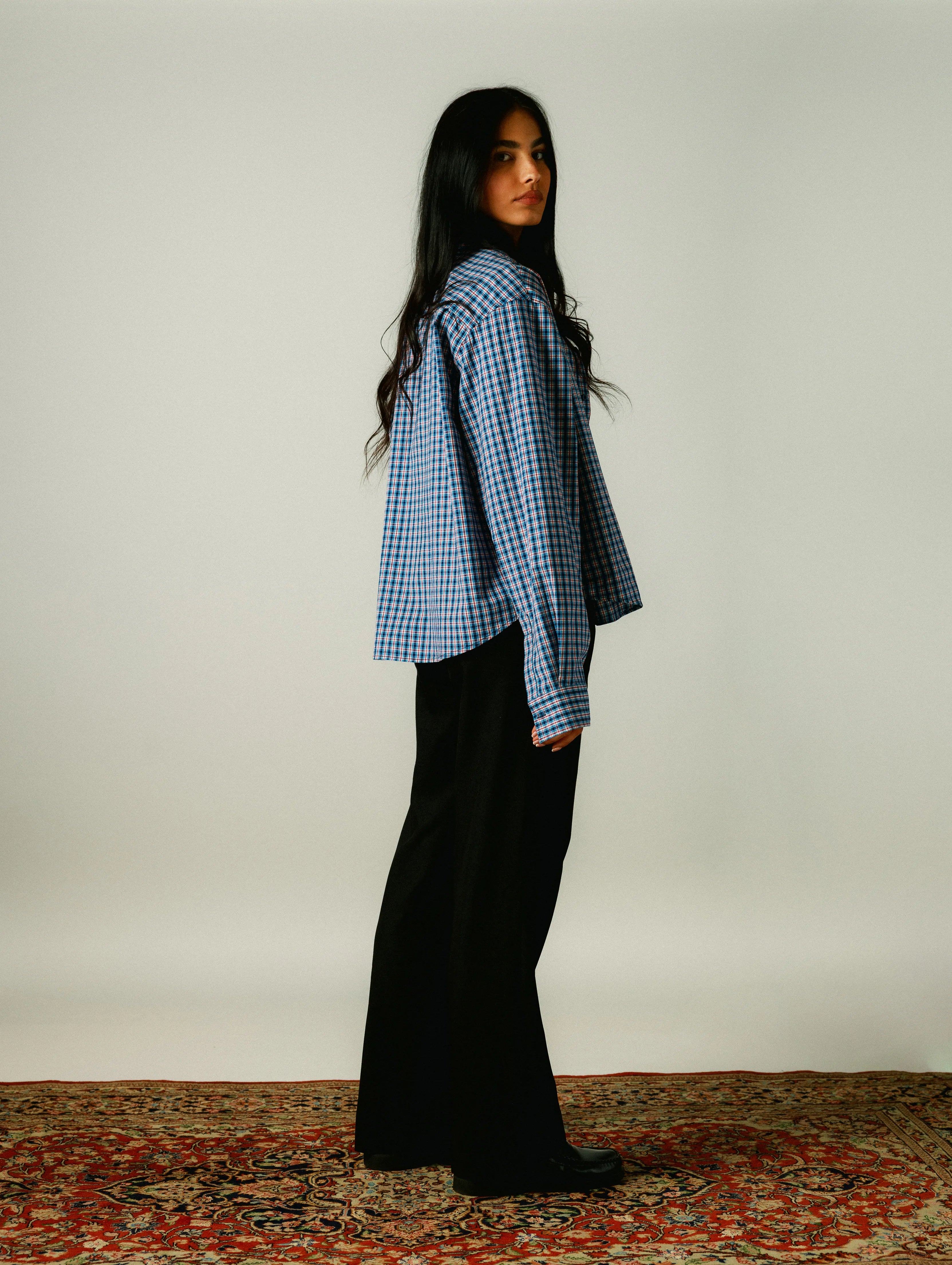 Popeline Check Shirt
