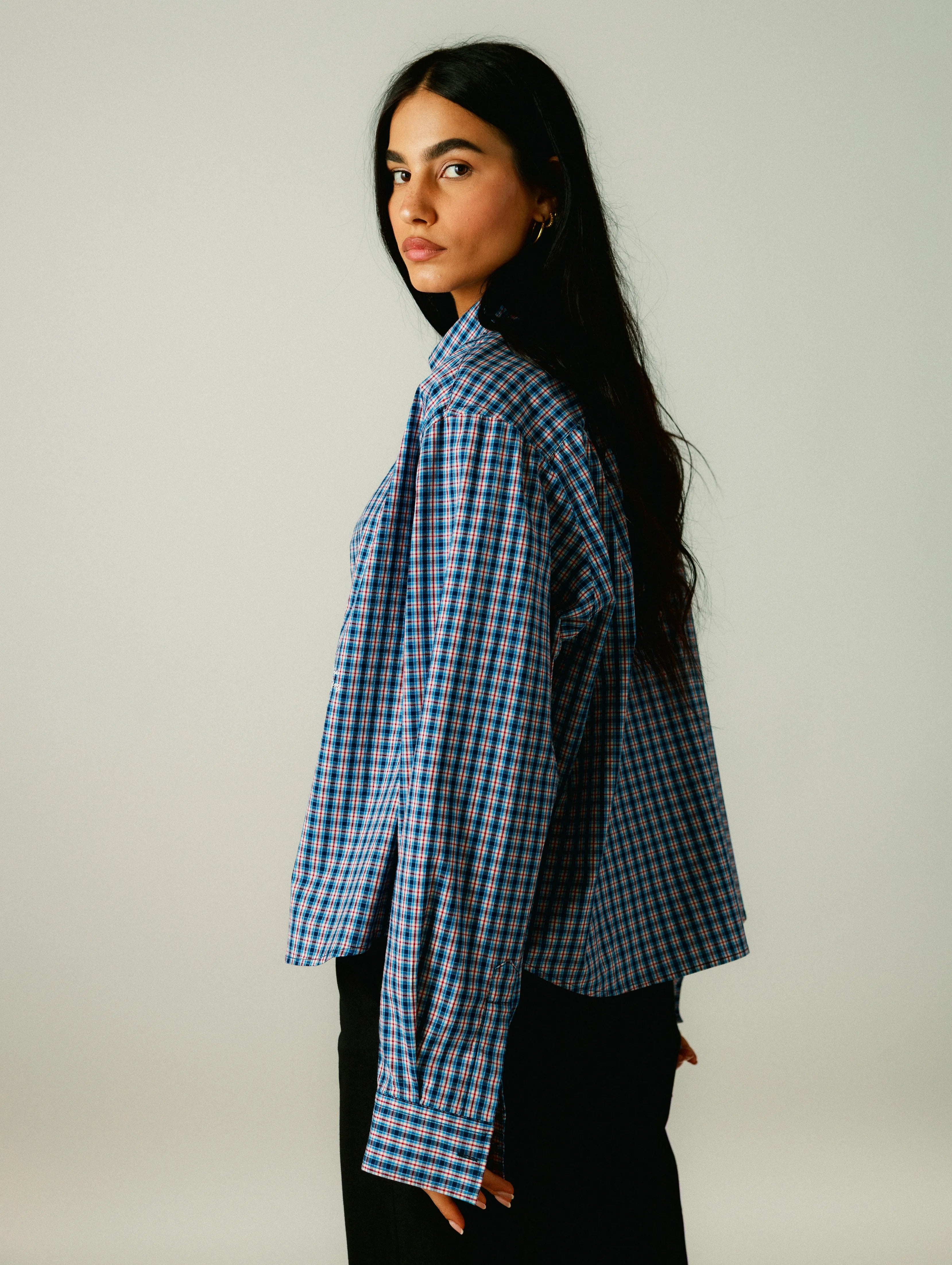 Popeline Check Shirt