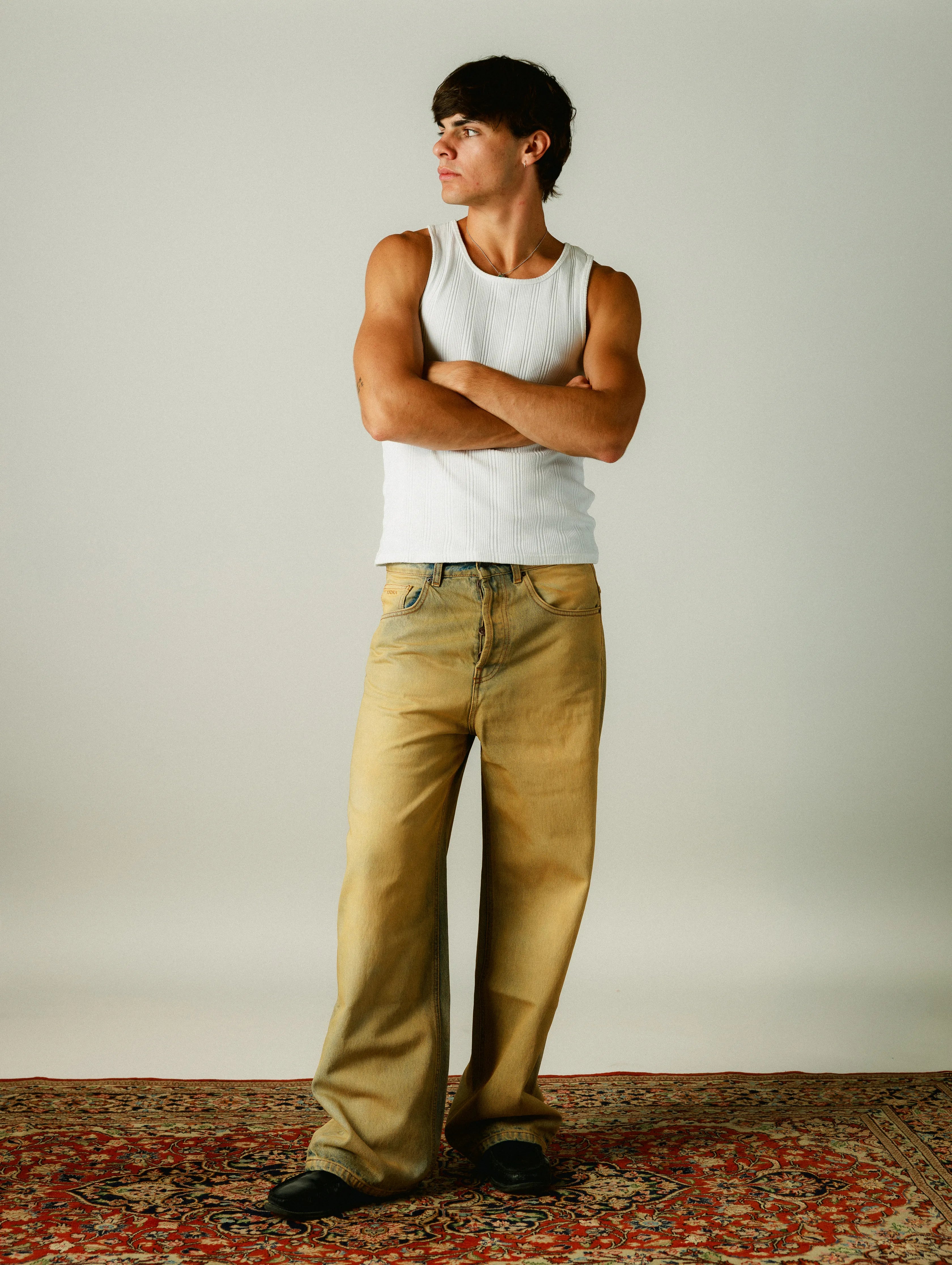 Sun-Dyed Baggy Denim