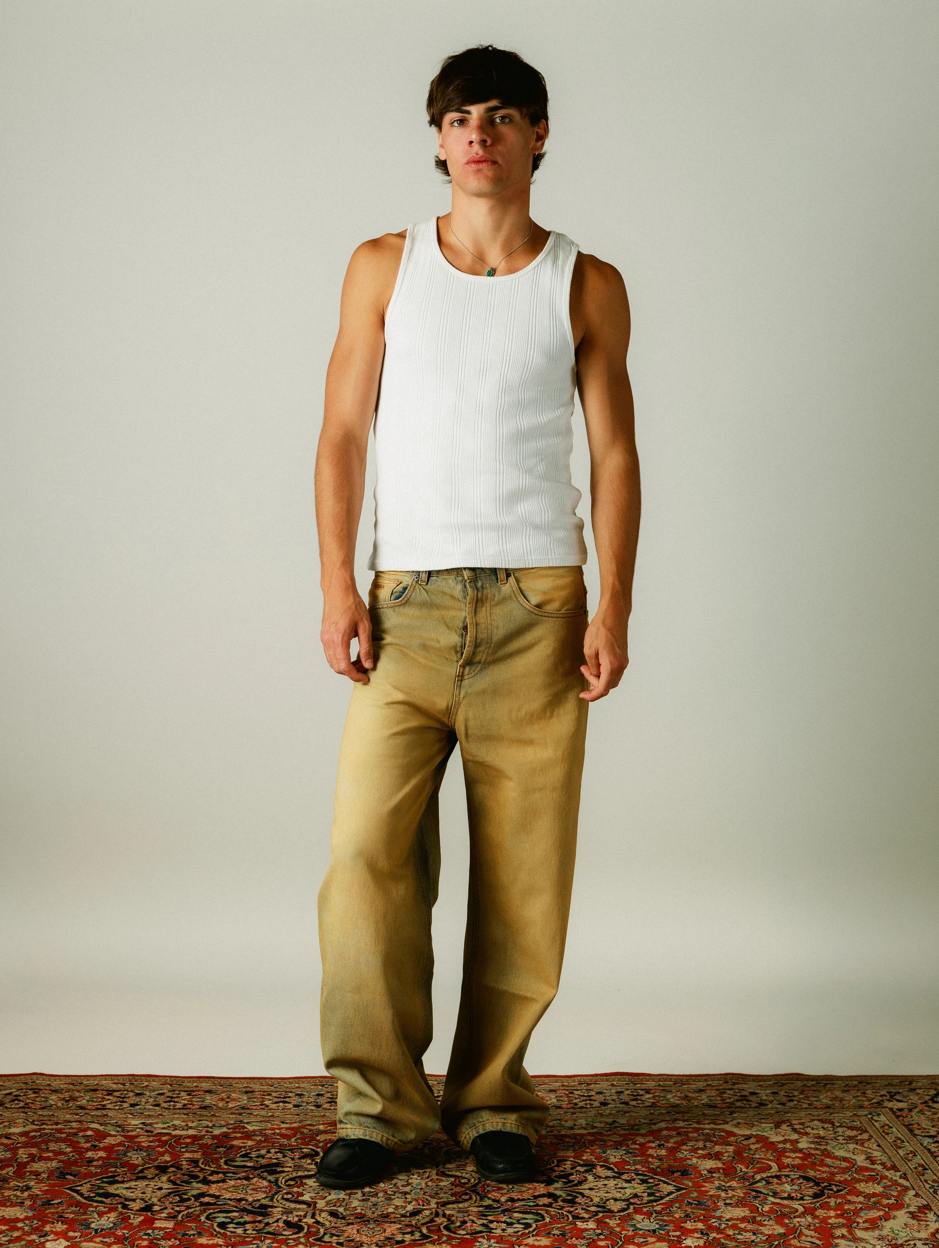 Sun-Dyed Baggy Denim