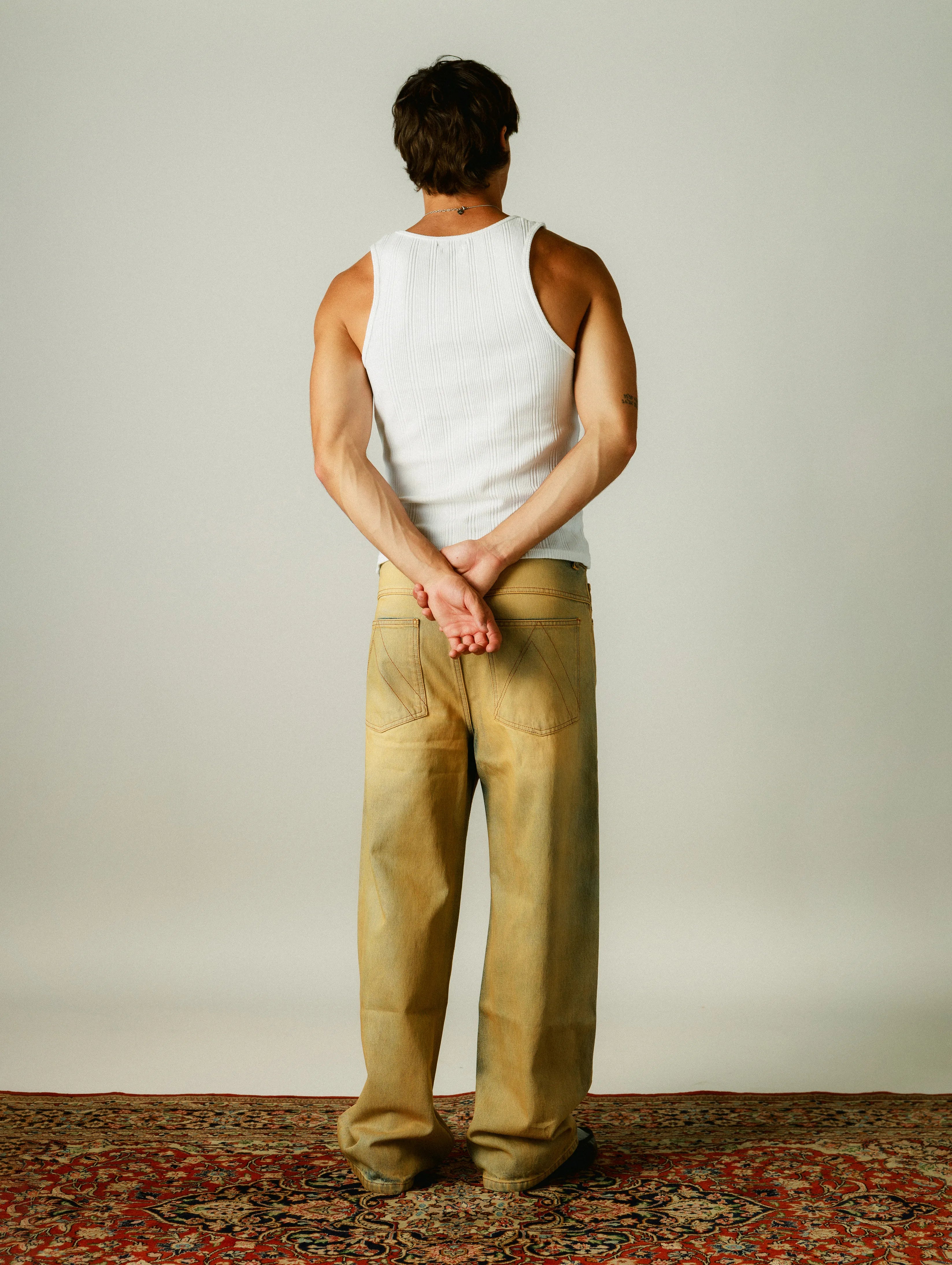 Sun-Dyed Baggy Denim