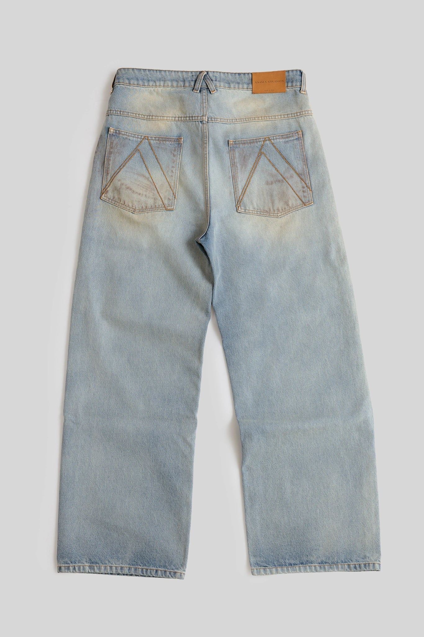 Dirty Washed Baggy Denim