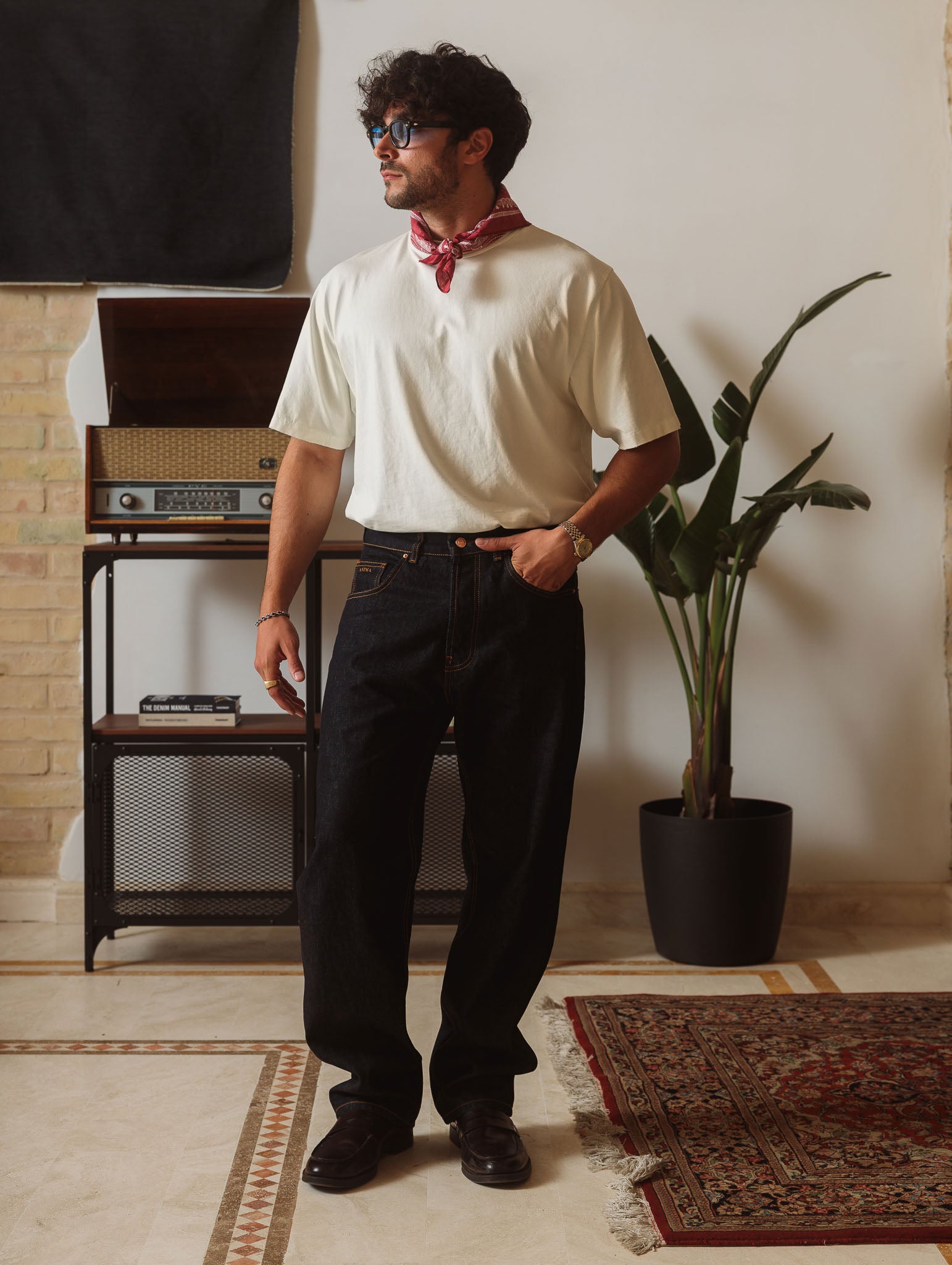 Raw Denim Loose Blue