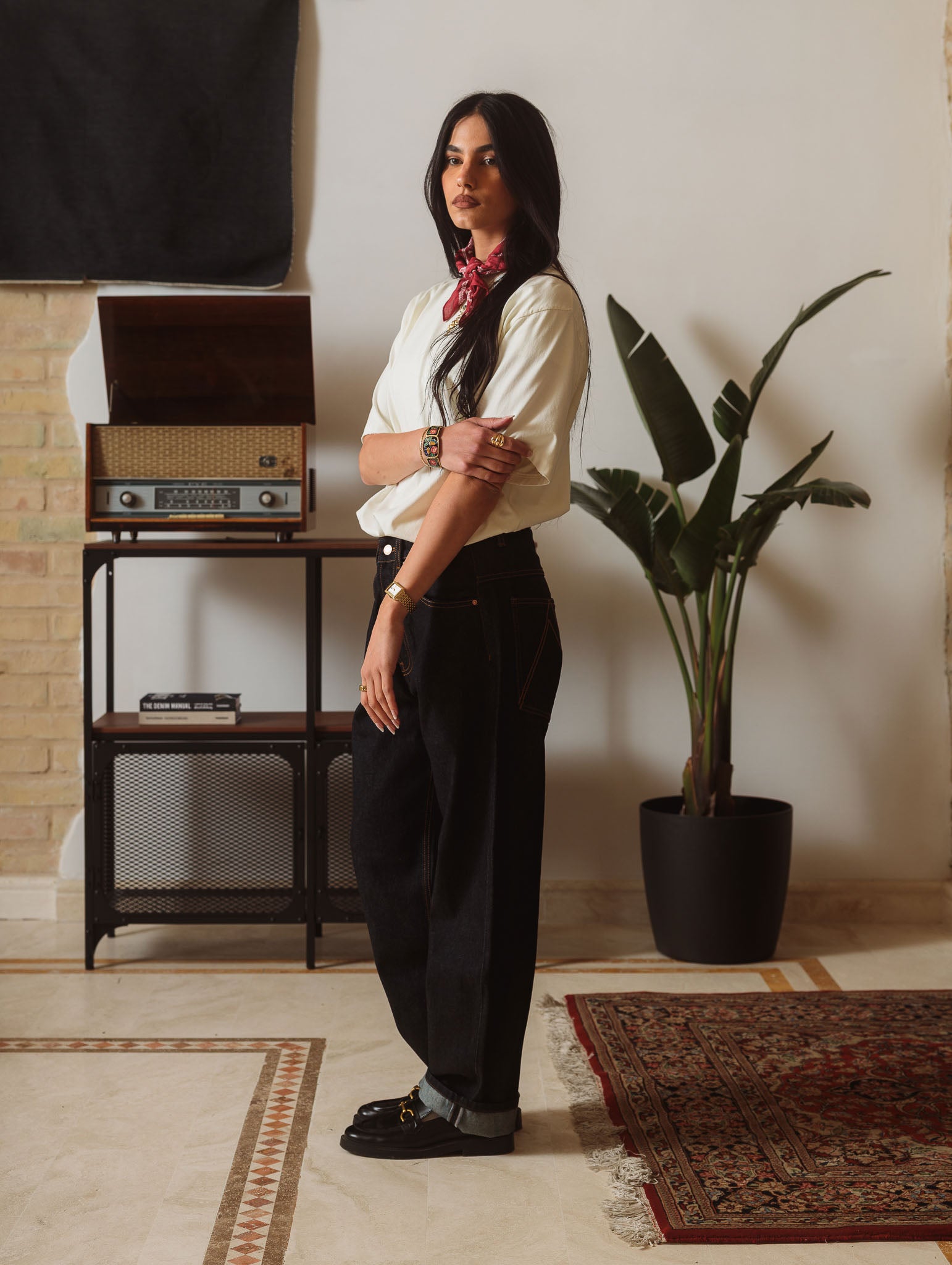 Raw Denim Loose Blue