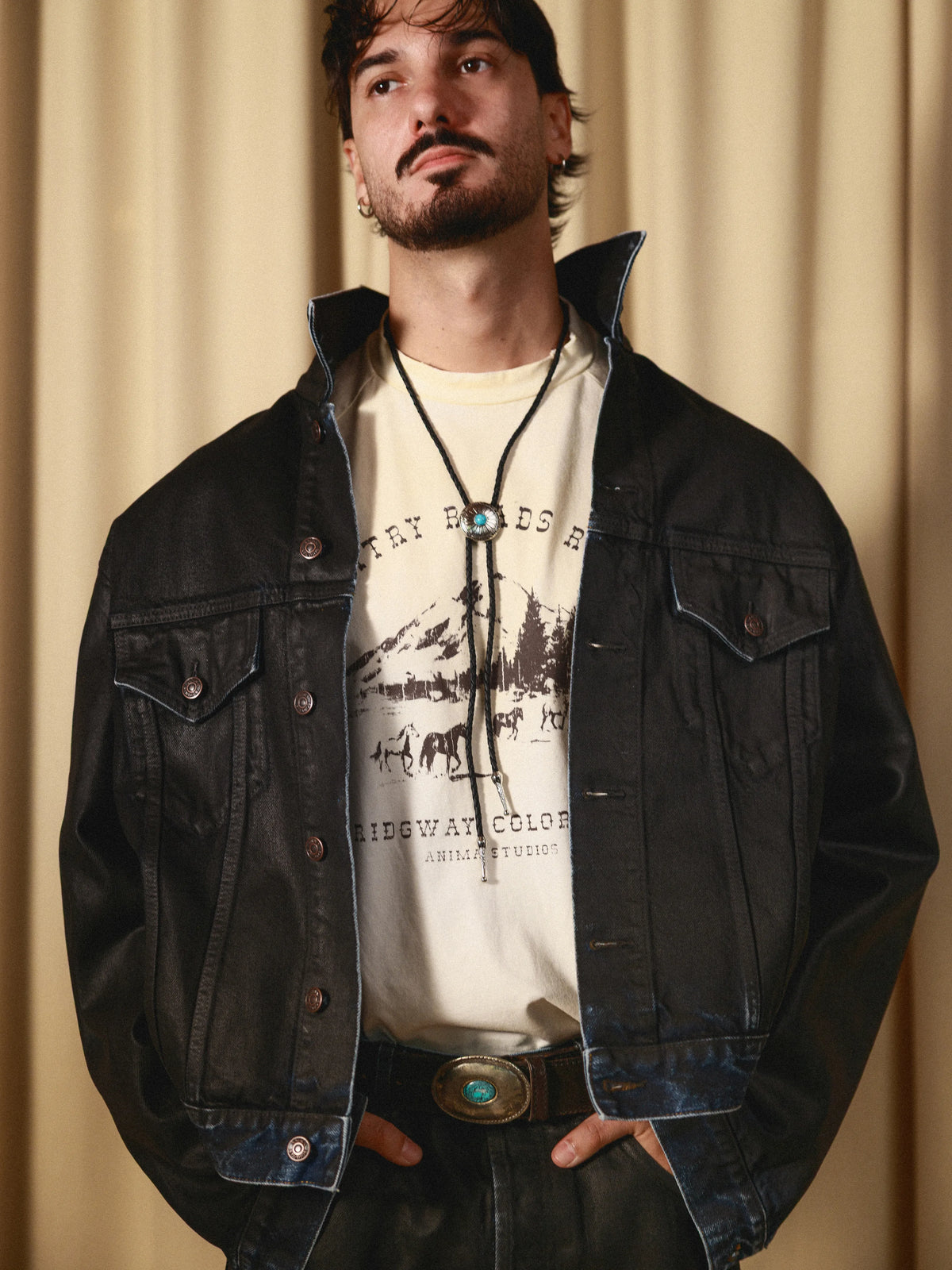 Waxed Denim Jacket