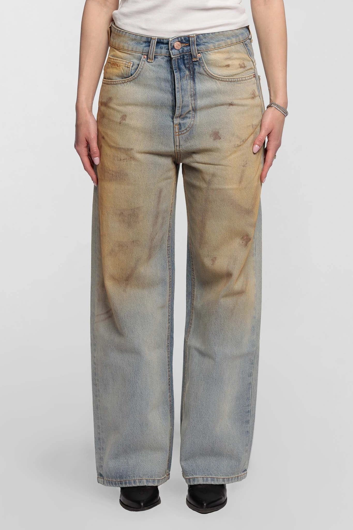 Dirty Washed Baggy Denim