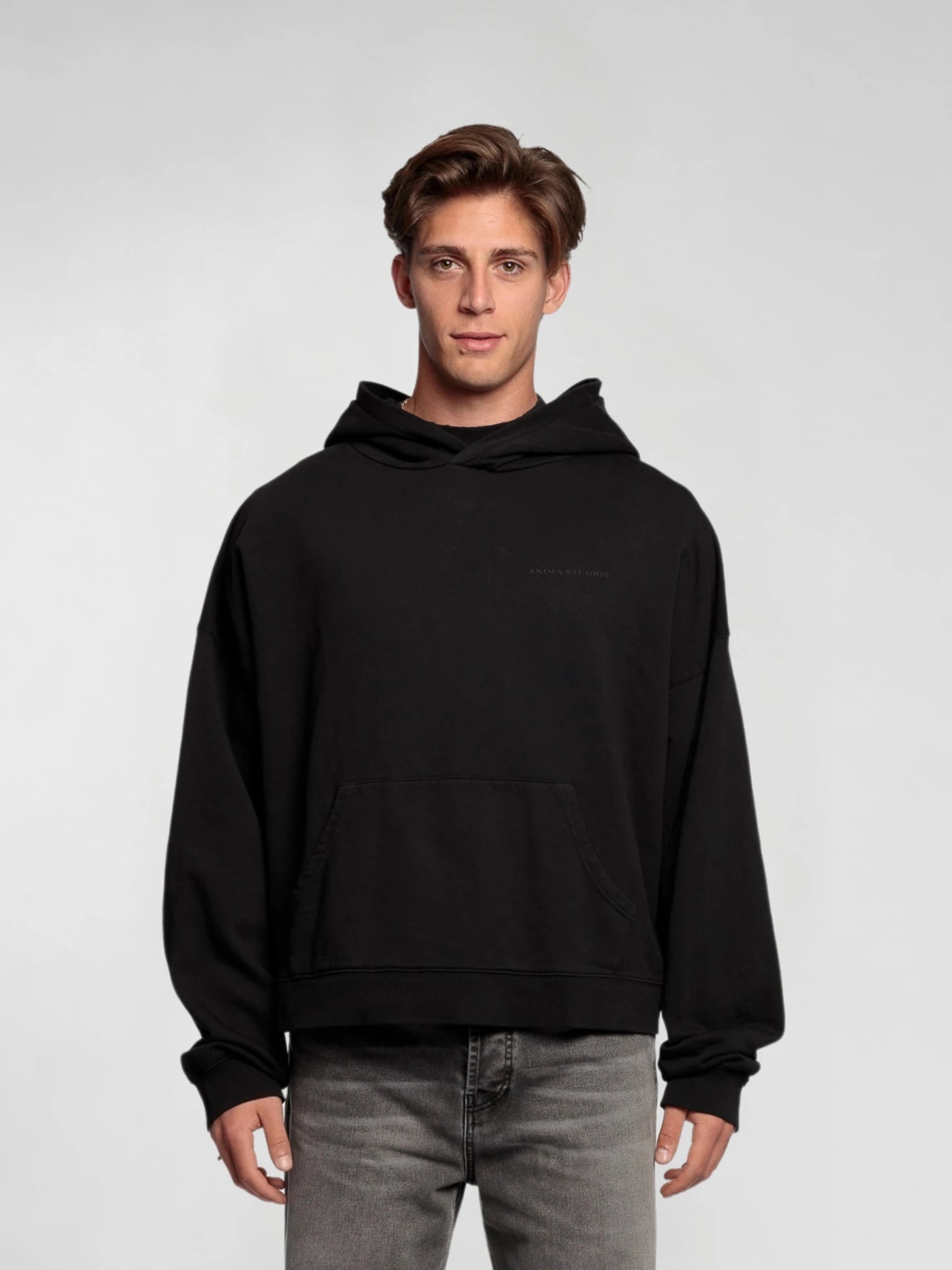 Cropped Hoodie Black