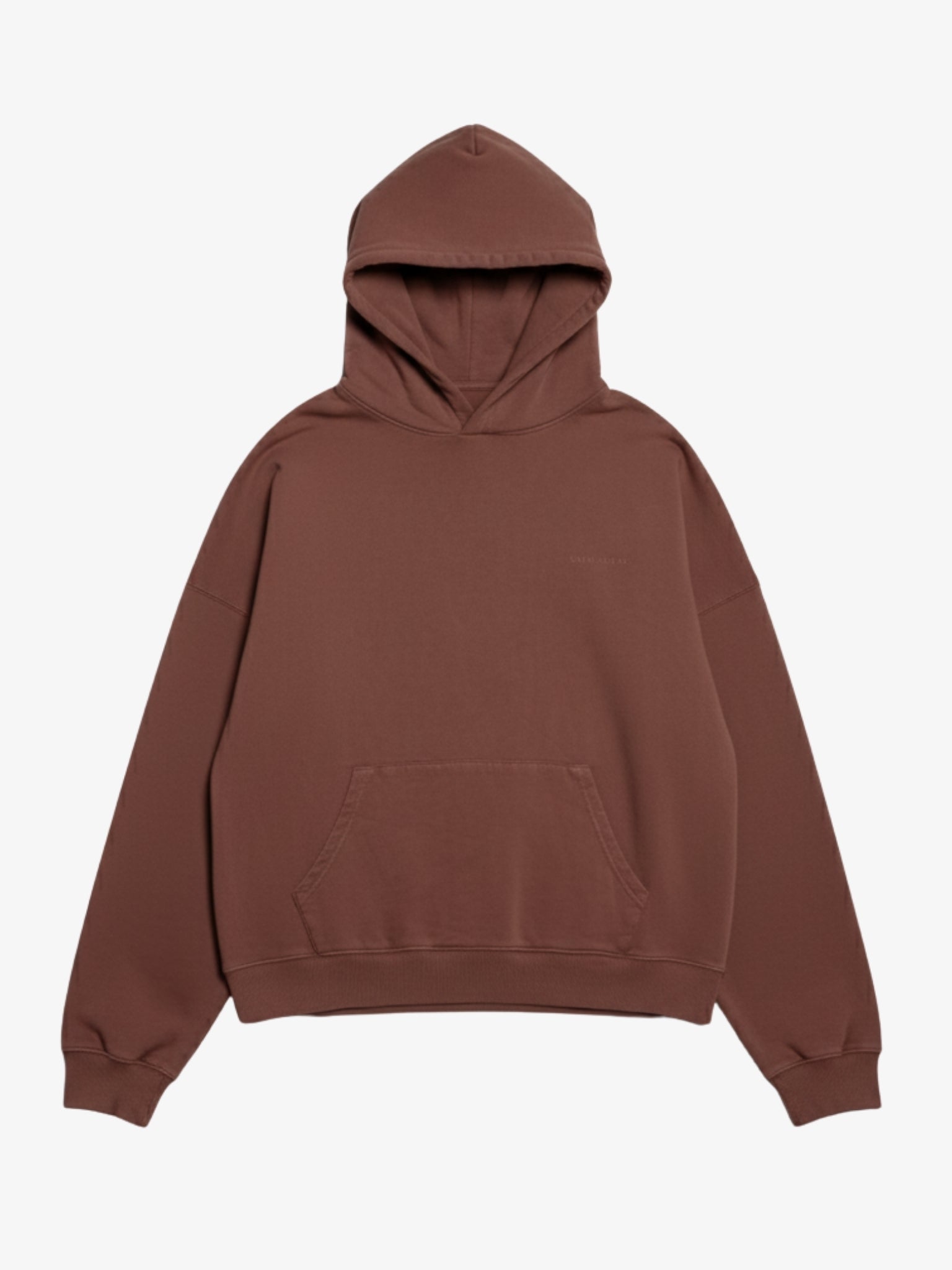 Cropped Hoodie Brown