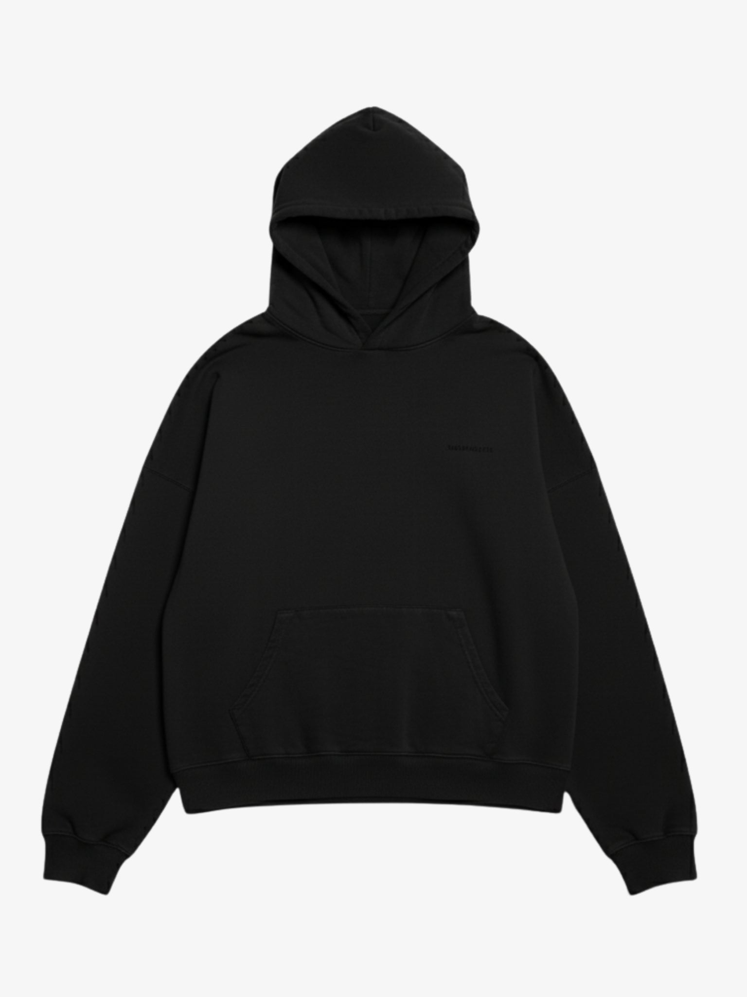 Cropped Hoodie Black
