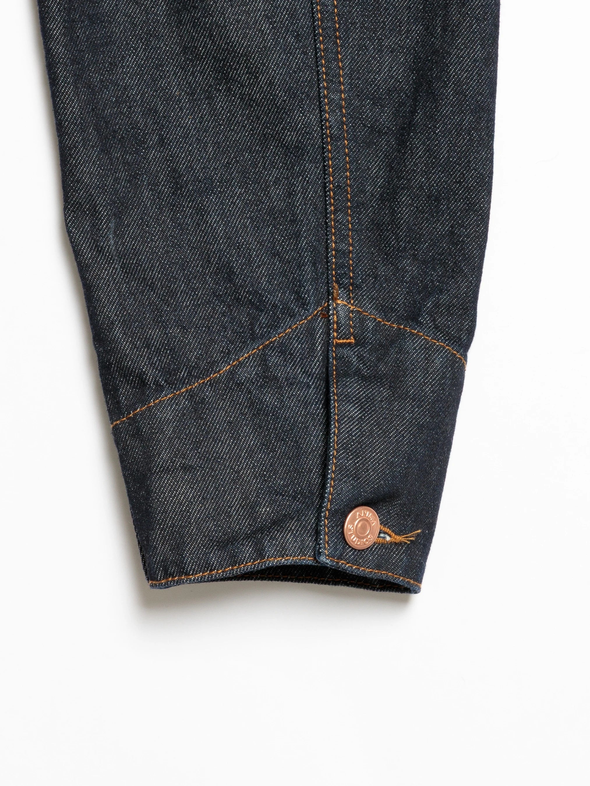 Raw Denim Cropped Trucker
