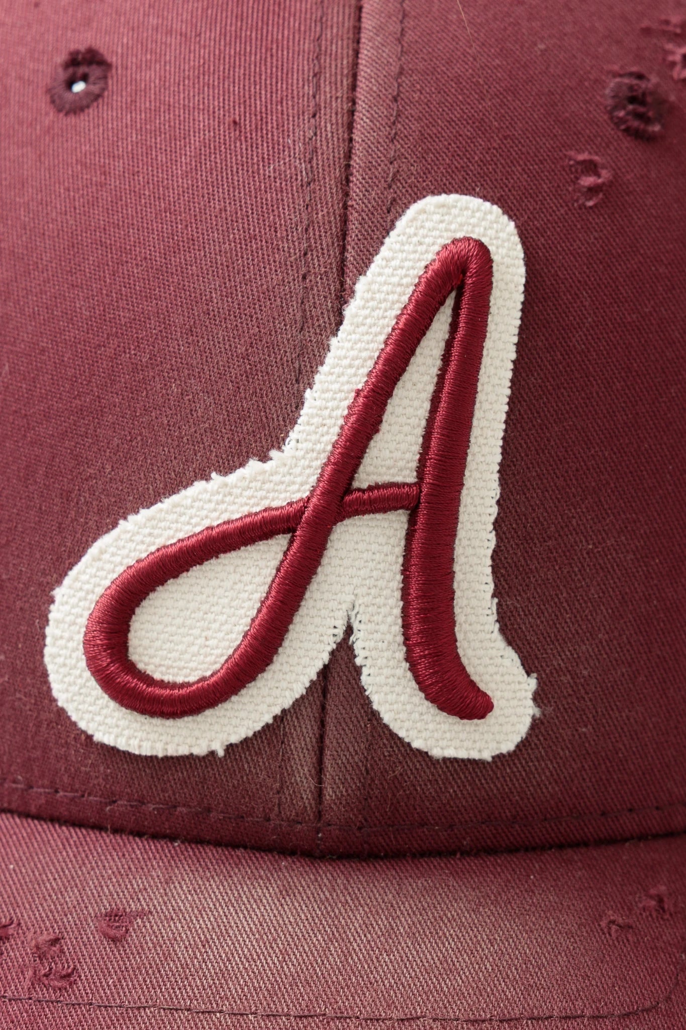 Embroidered Bordeaux Cap