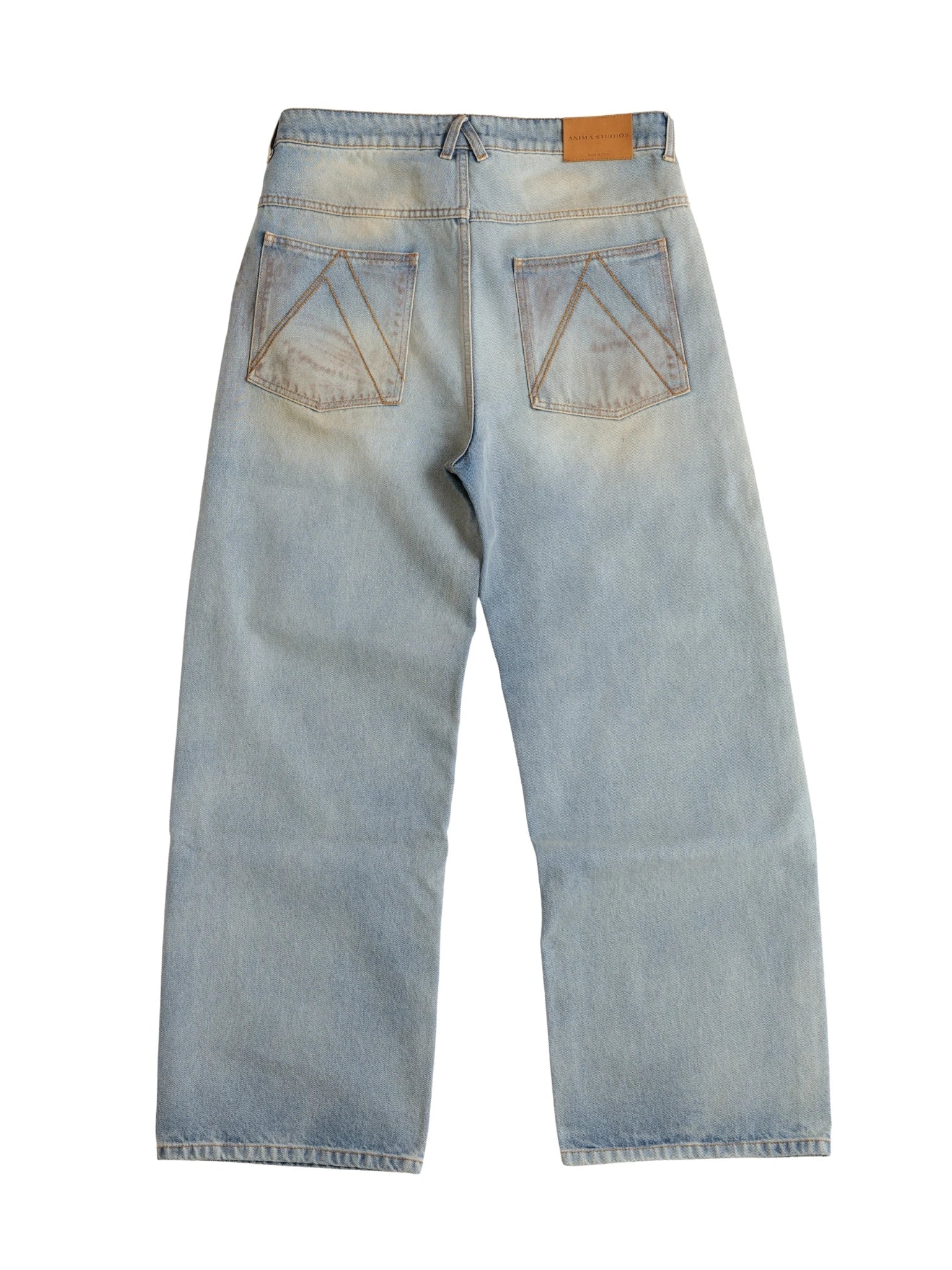Dirty Washed Baggy Denim