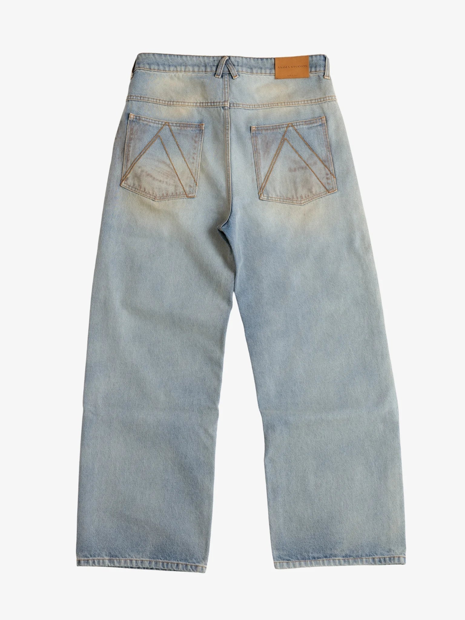 Dirty Washed Baggy Denim