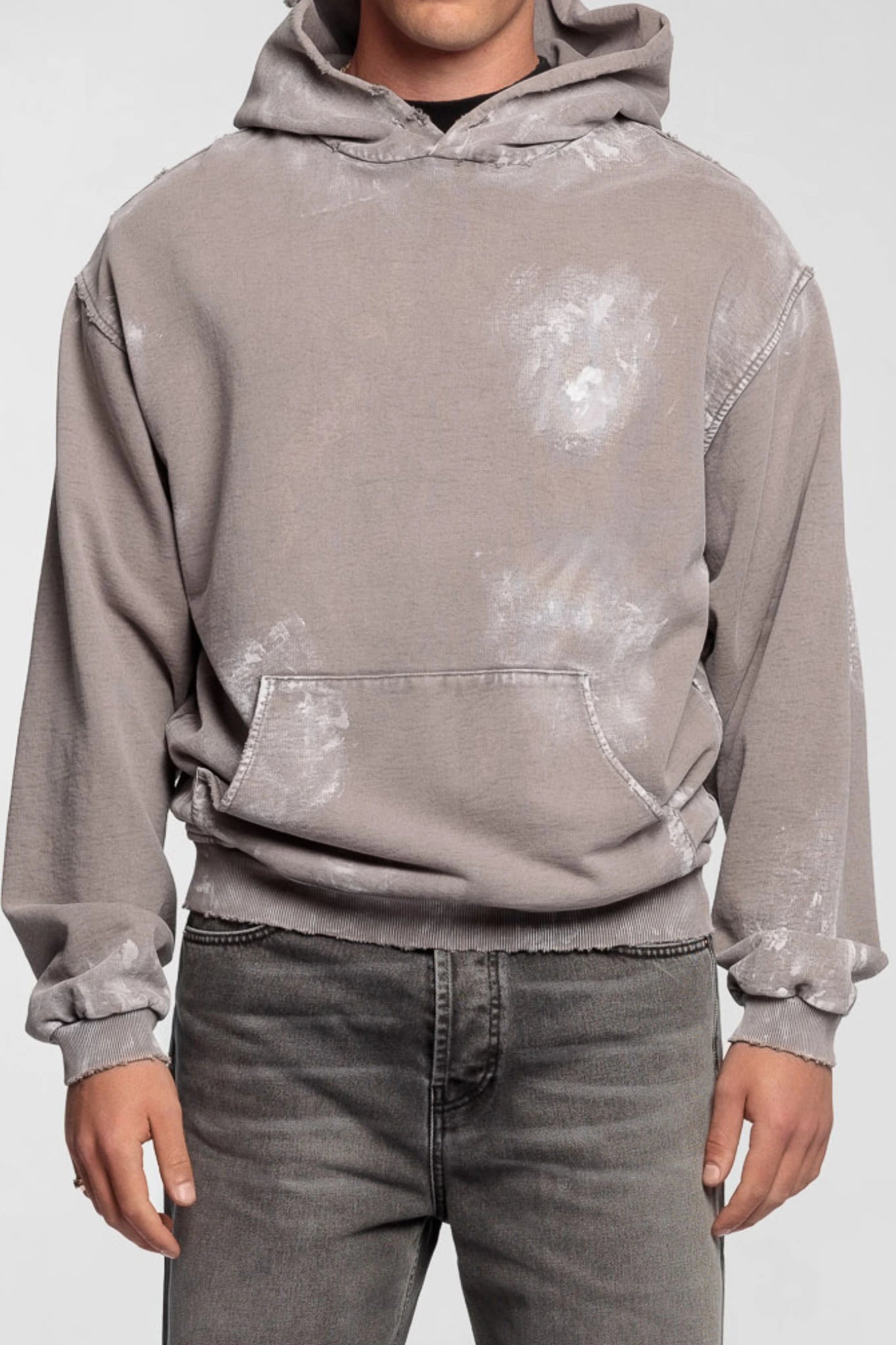 Cropped Hoodie Grey
