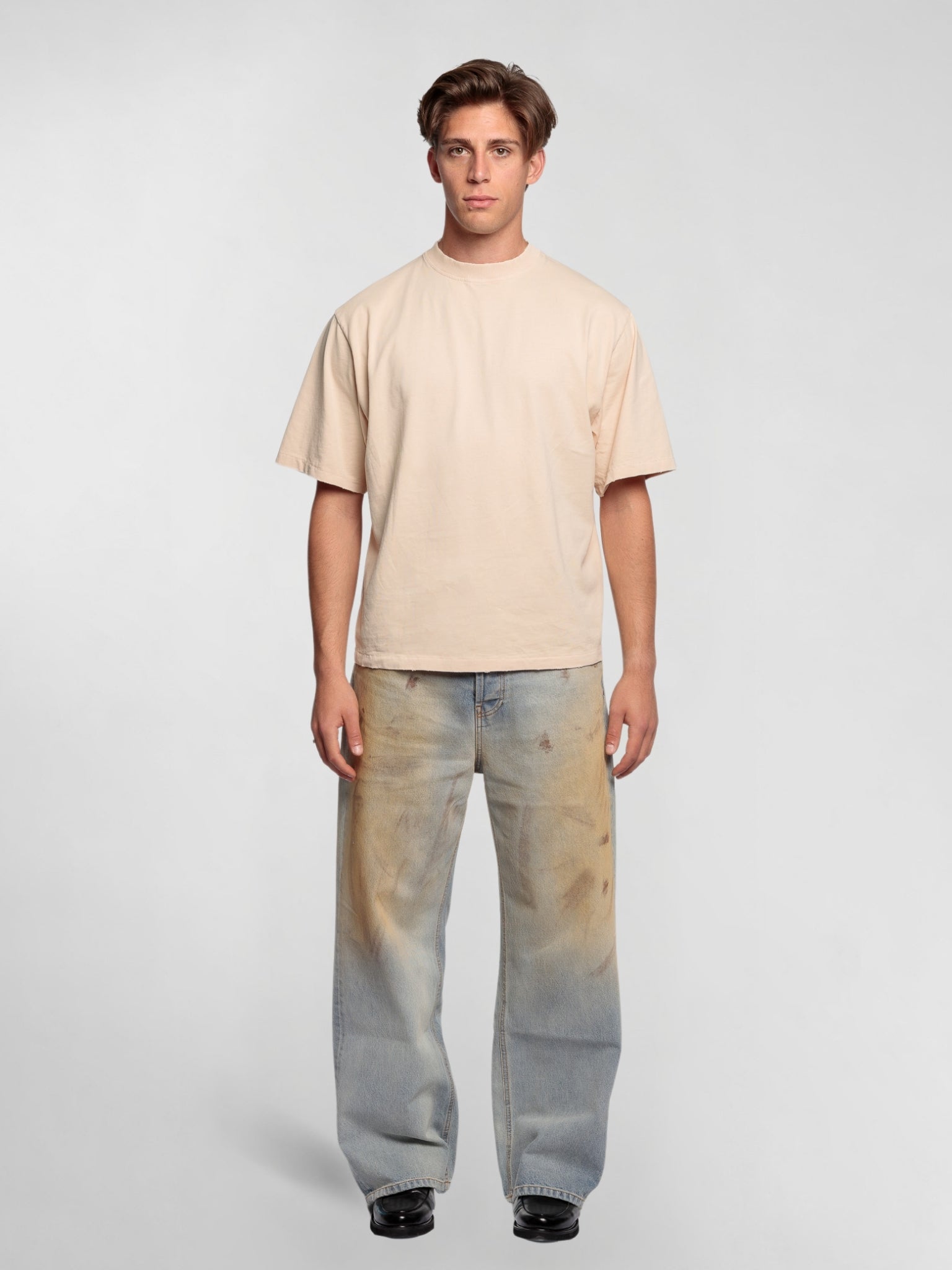 Dirty Washed Baggy Denim