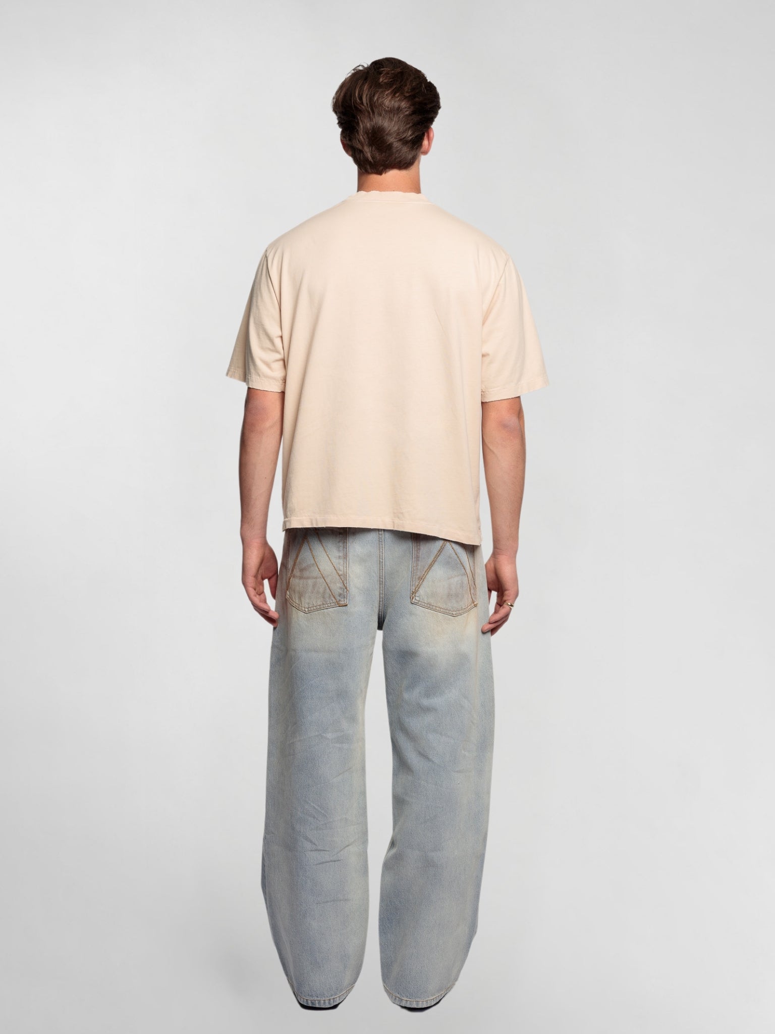 Dirty Washed Baggy Denim