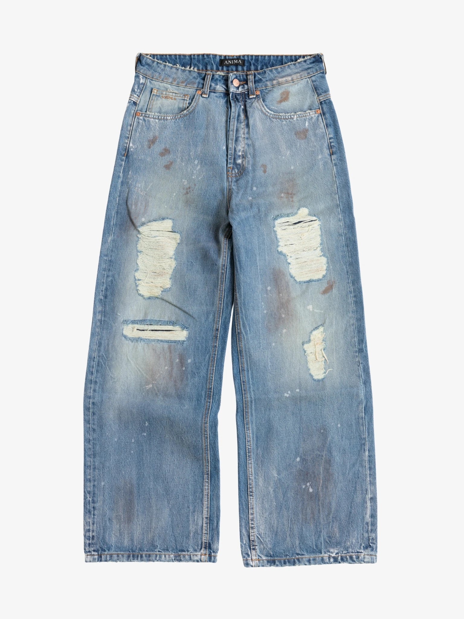 Ripped Baggy Blue