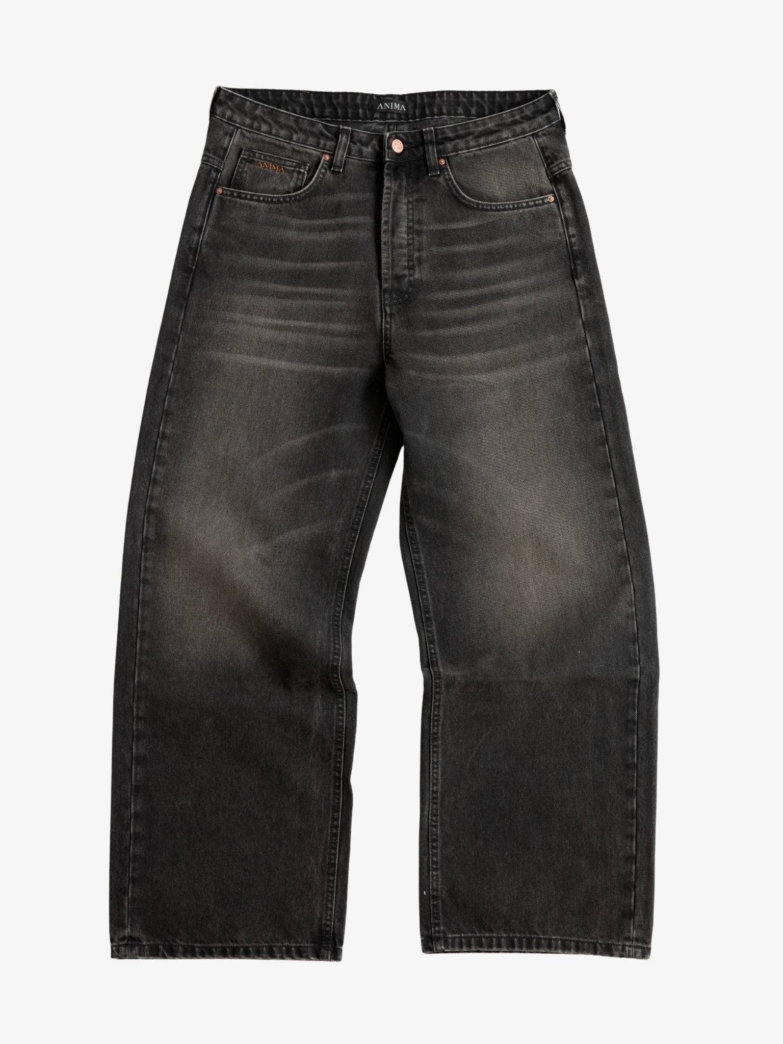 Black Baggy Fit Denim