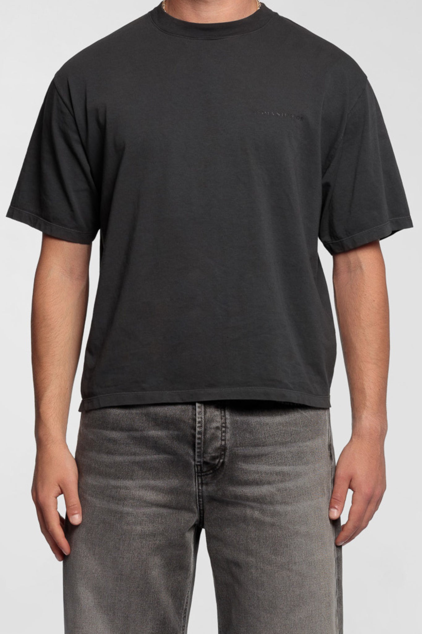 Boxy T-shirt Grey