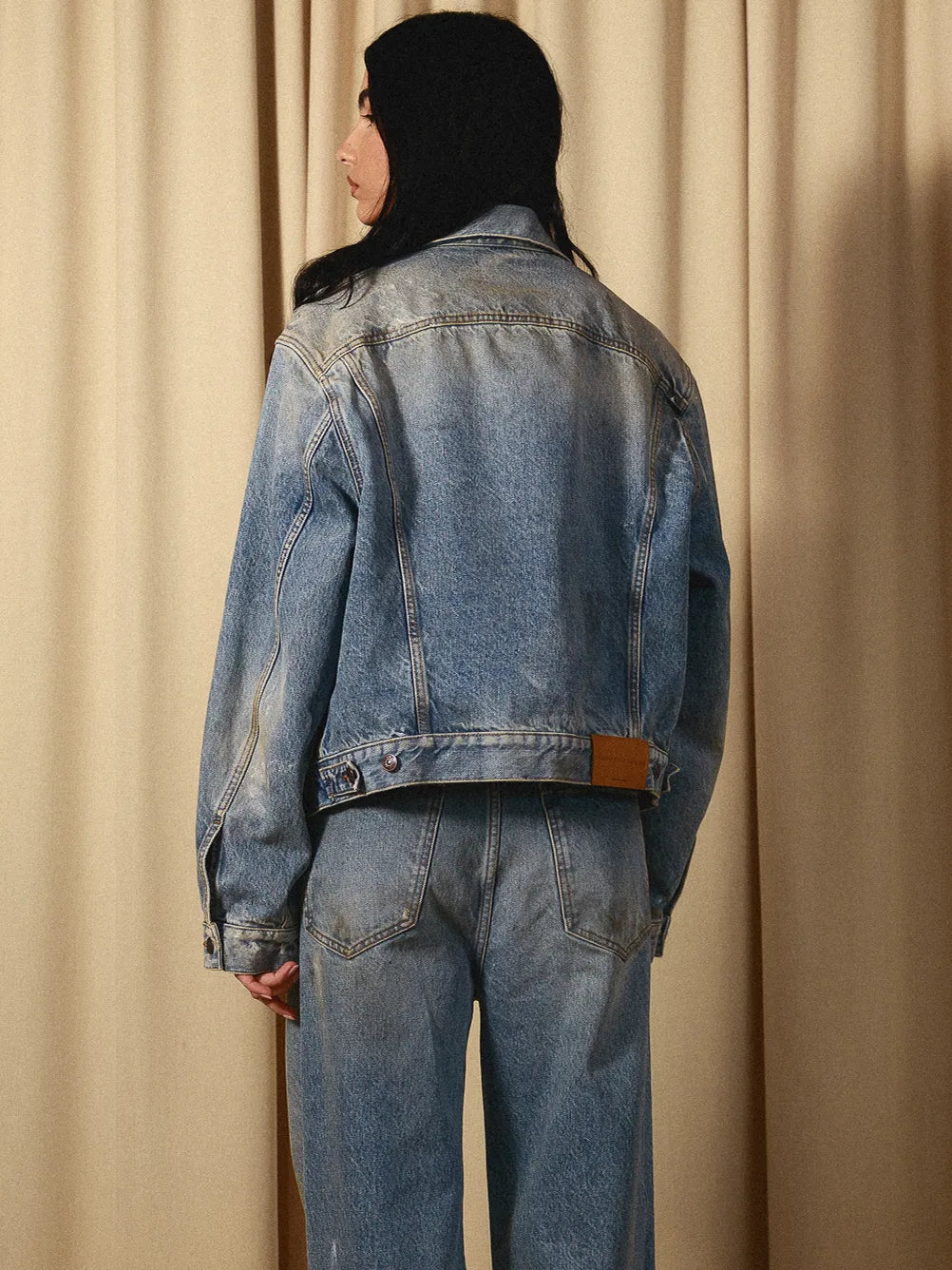 Dust Washed Denim Jacket