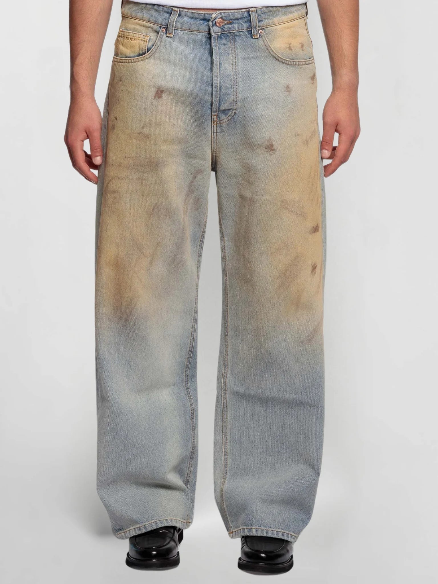 Dirty Washed Baggy Denim