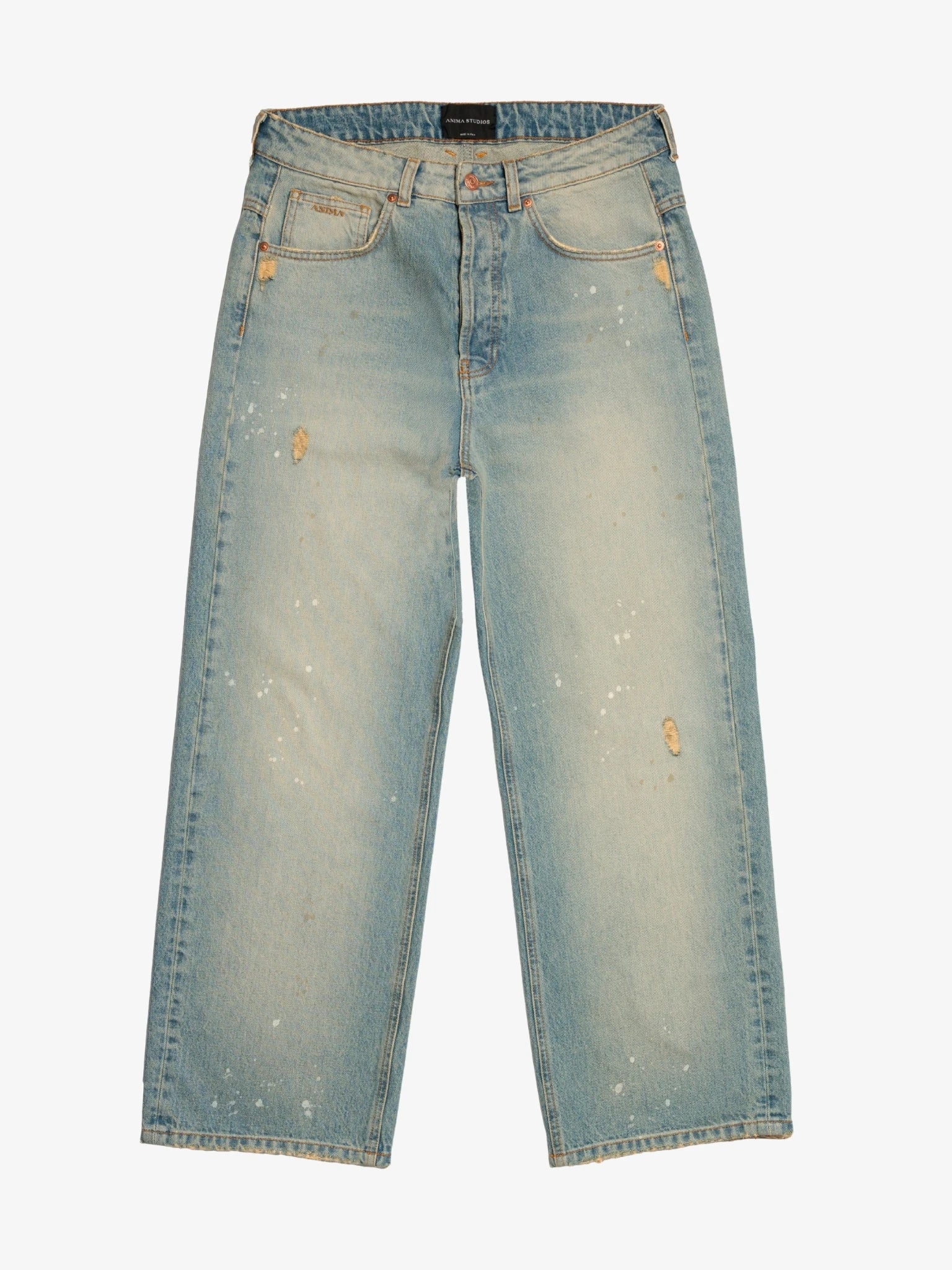 Stone Washed Blue Denim